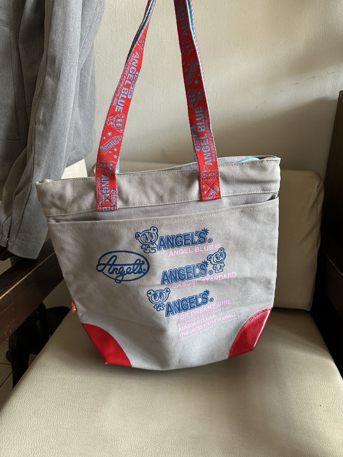 Angel Blue 2000s Angle Blue Tote Bag Size ONE SIZE - 11 Thumbnail