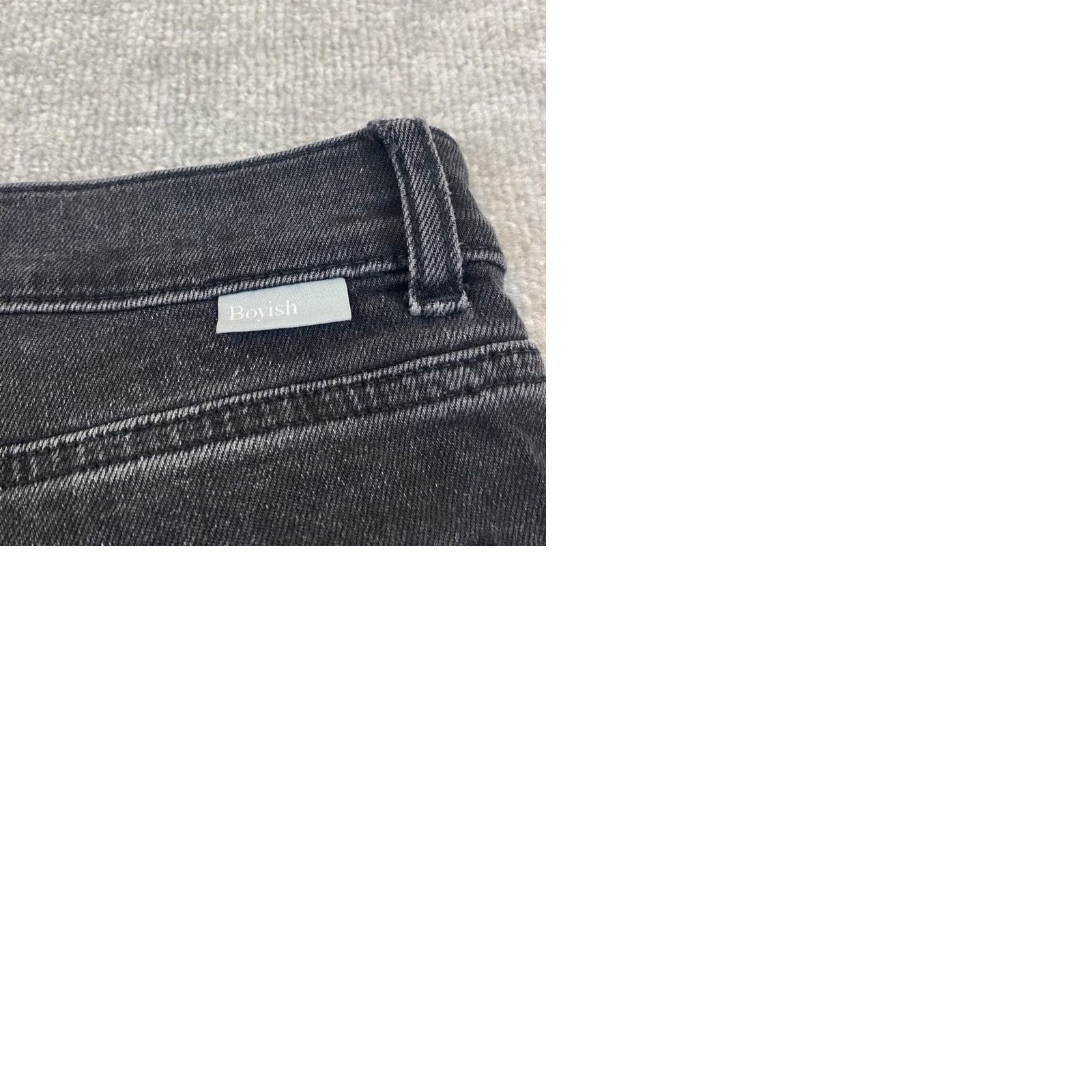 Boyish Boyish The Zachary Jeans Womens 28 Charcoal Gray High-Rise Skinny Denim Pants Jeans Size 28" / US 6 / IT 42 - 9 Thumbnail