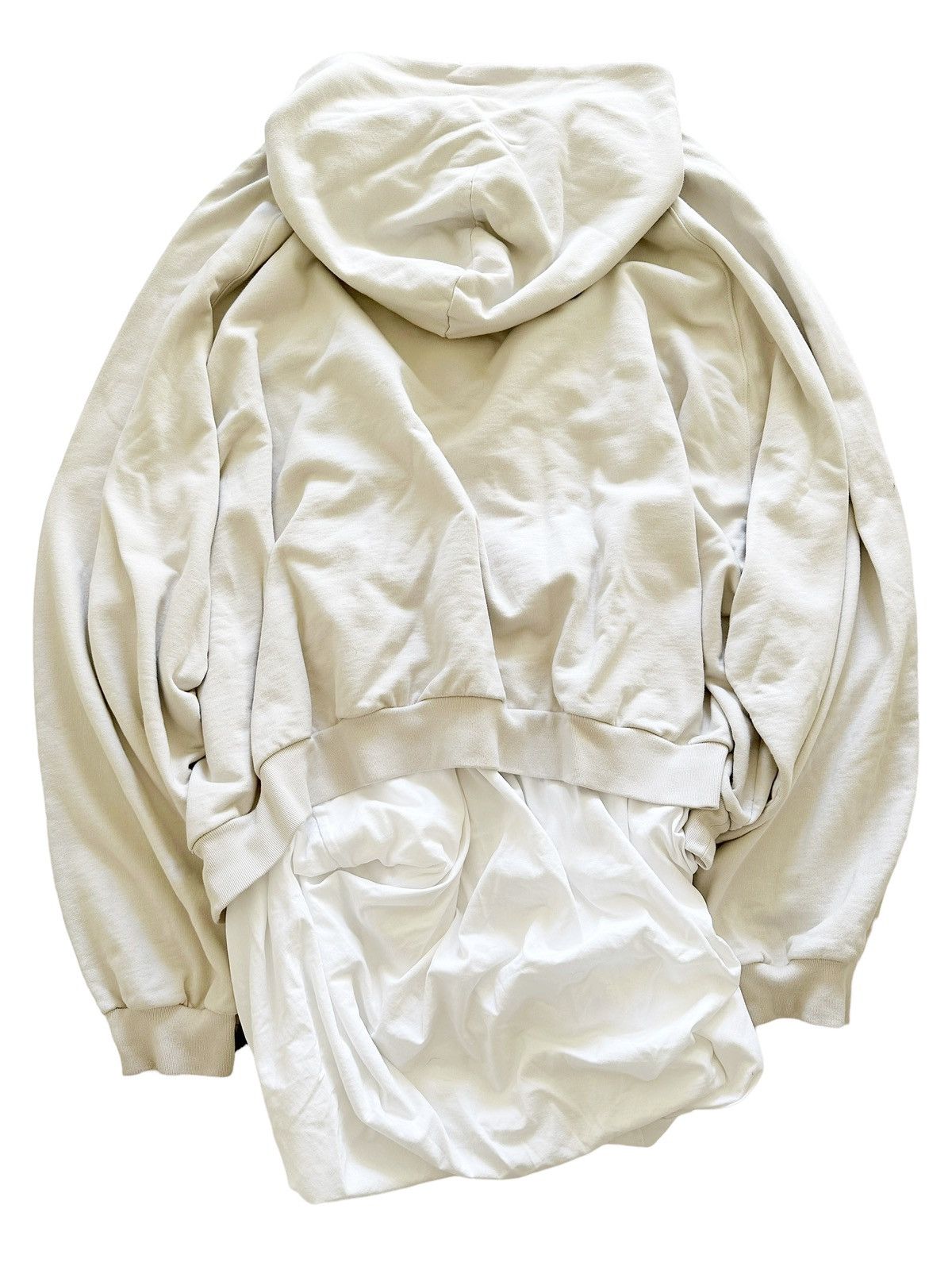 Balenciaga Sz4 2022 RARE Runway Two Layer XXXL Hoodie Size US XL / EU 56 / 4 - 3 Thumbnail