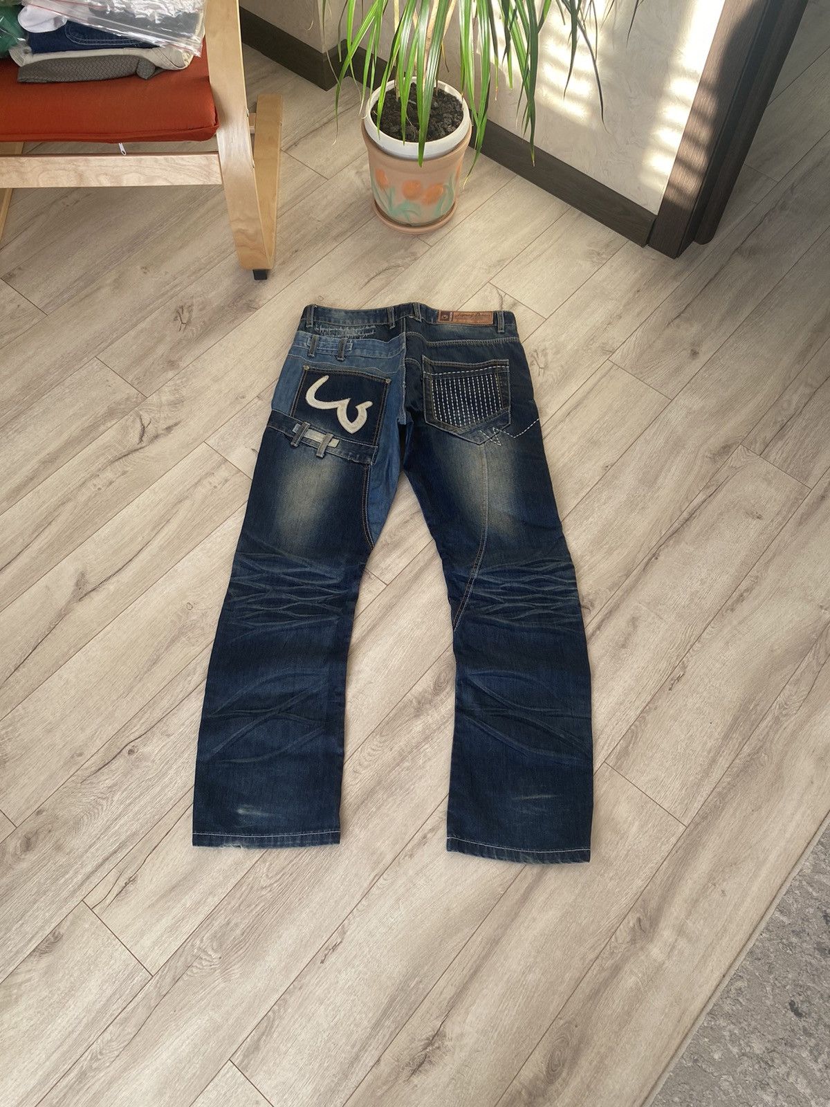 Japanese Brand Vintage Japrag Japanese Avant Garde Jeans Denim Rare Faded Size US 36 / EU 52 - 3 Thumbnail