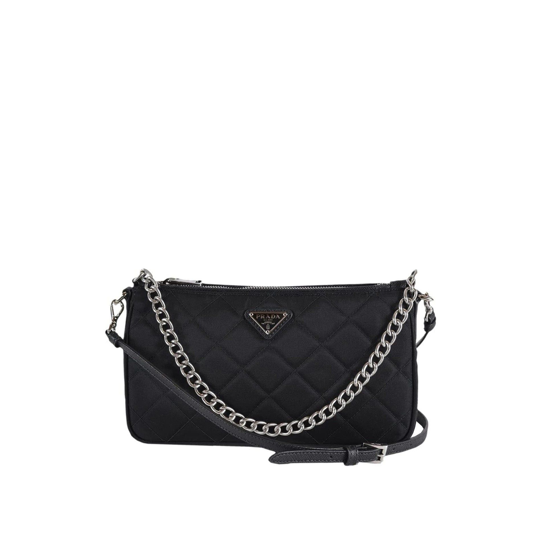 Prada Quilted Chain Shoulder Bag, Women's