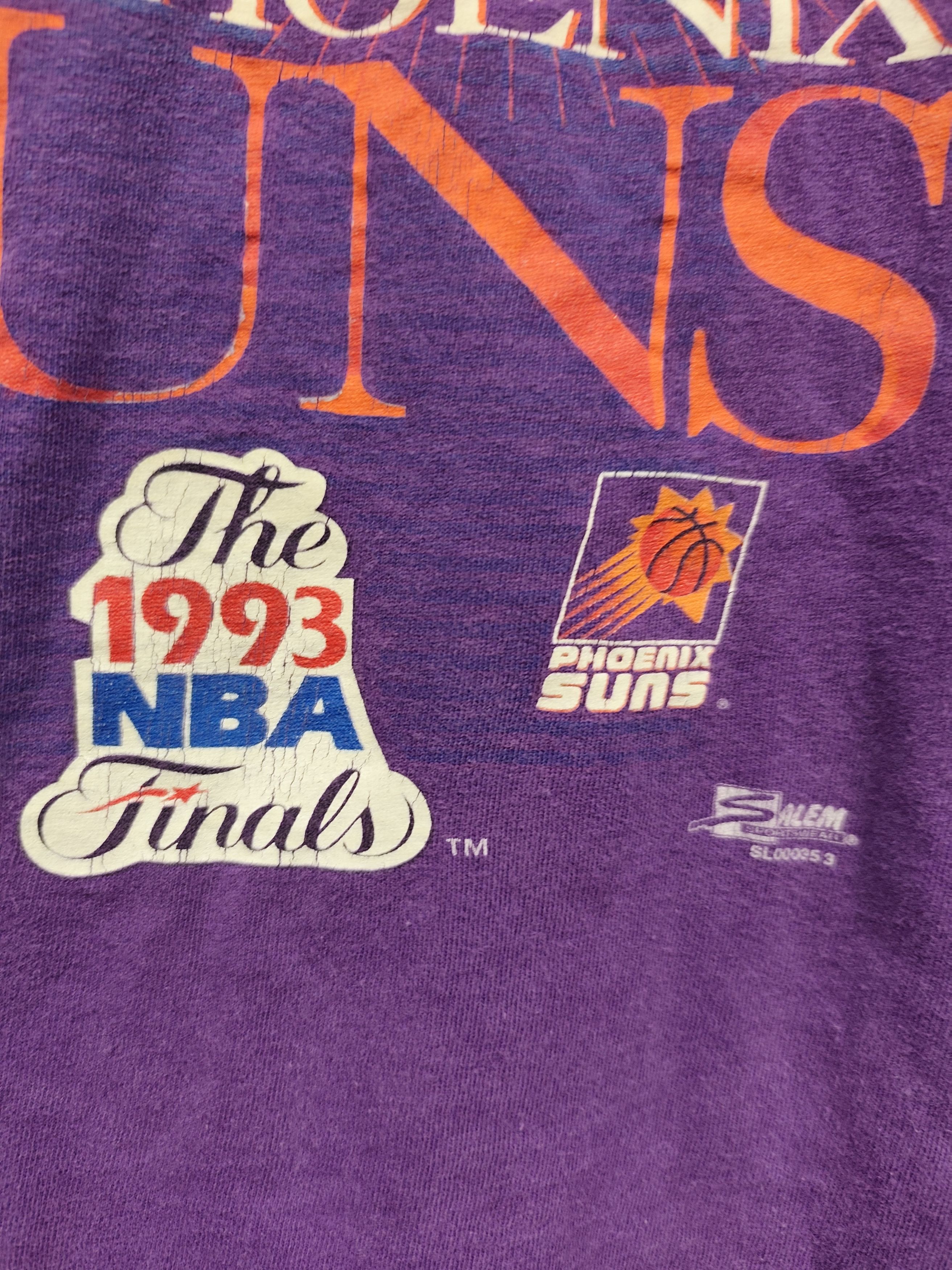 Salem Sportswear vintage 90s t shirt nba phoenix suns made in usa Size US L / EU 52-54 / 3 - 3 Thumbnail