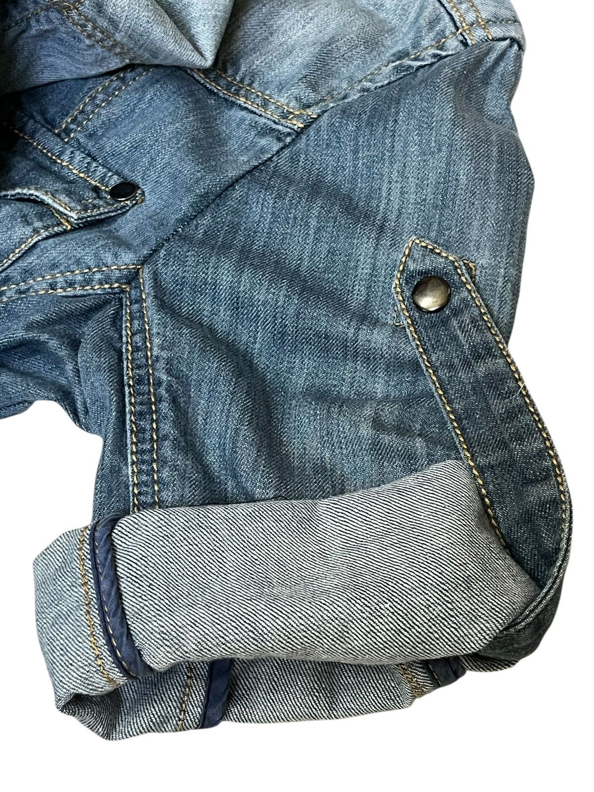 Tornado Mart sick🔥TORNADO MART JAPAN 3quarter hand trucker denim jacket Size US M / EU 48-50 / 2 - 12 Thumbnail