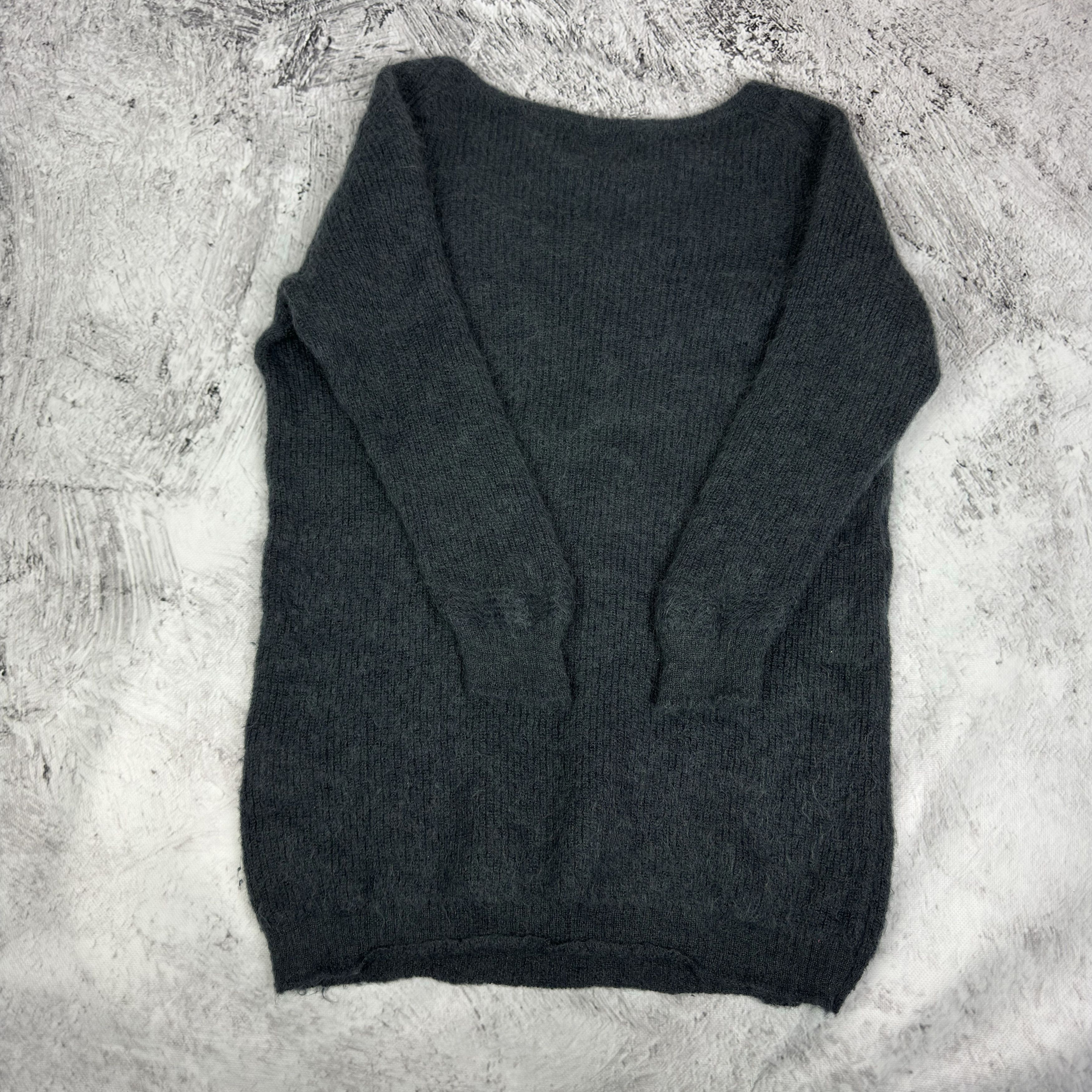 Acne Studios Acne Women's blue Suede Mohair Knitted Pullover Sweater M Size M / US 6-8 / IT 42-44 - 8 Thumbnail