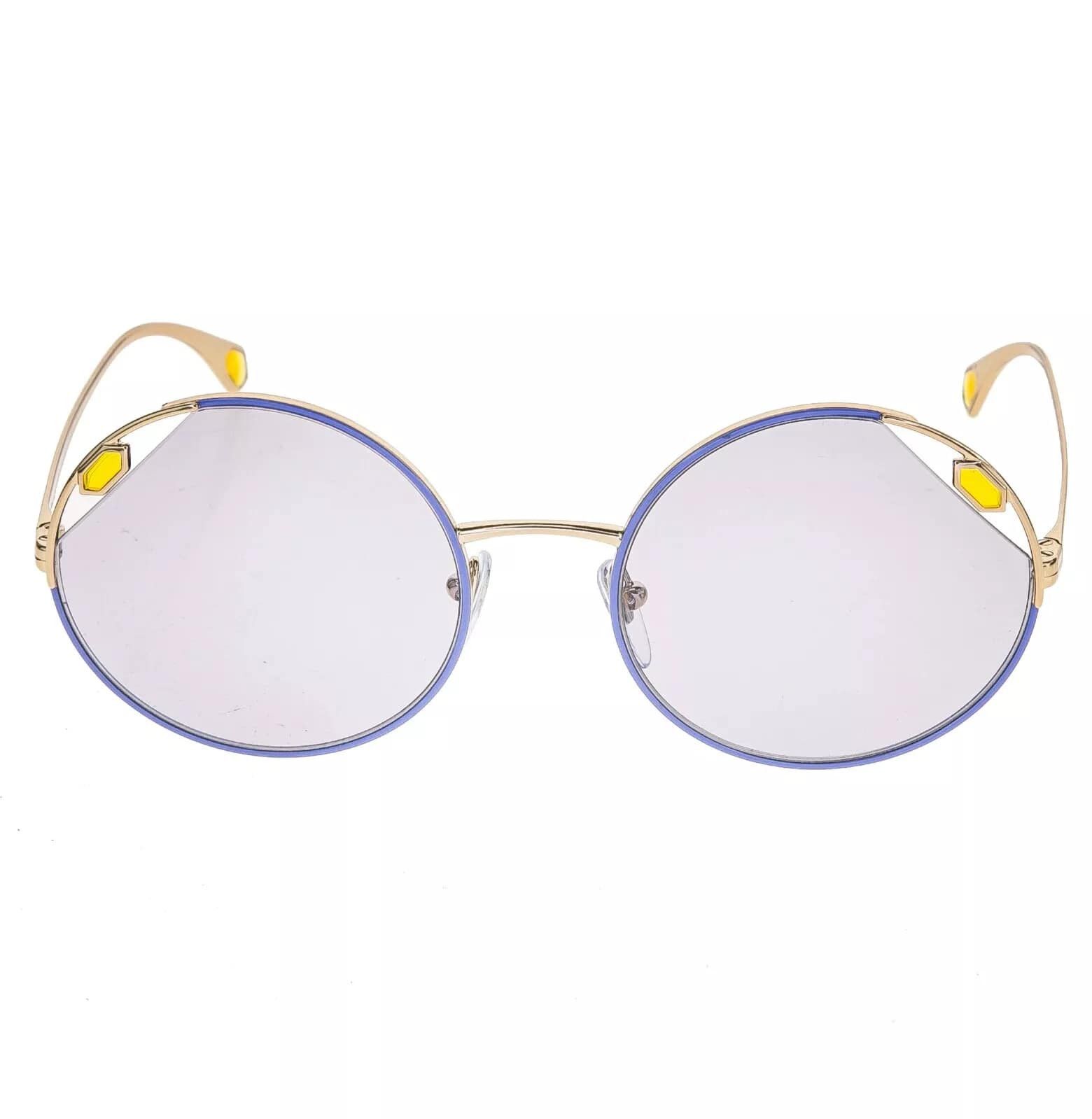 Bvlgari BVLGARI SERPENTEYES BV6159 Blue Lilac Enamel Sunglasses 6159 Size ONE SIZE - 5 Thumbnail