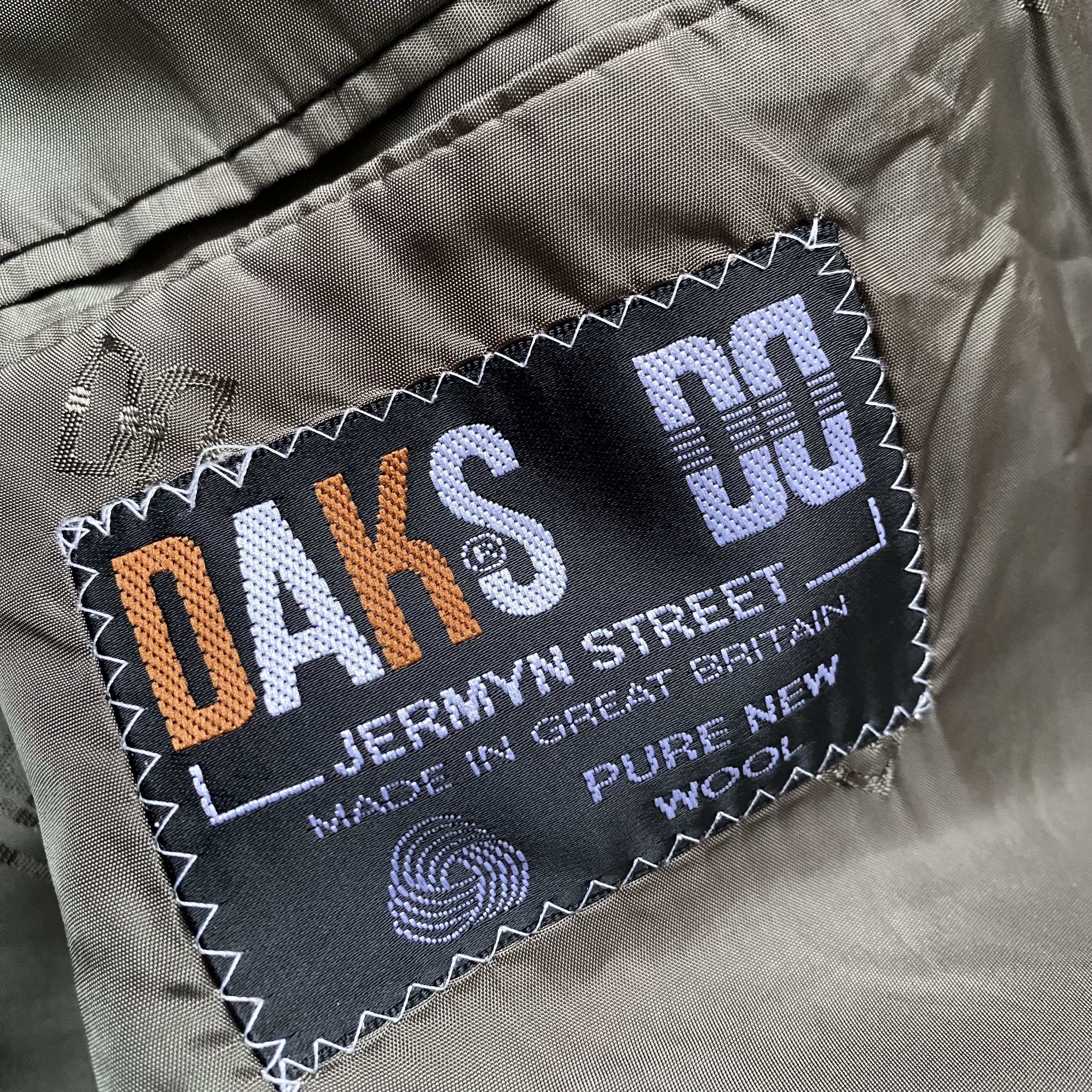 DAKS Vintage 90s Daks Wool Blazer checkered Size 44R - 6 Thumbnail