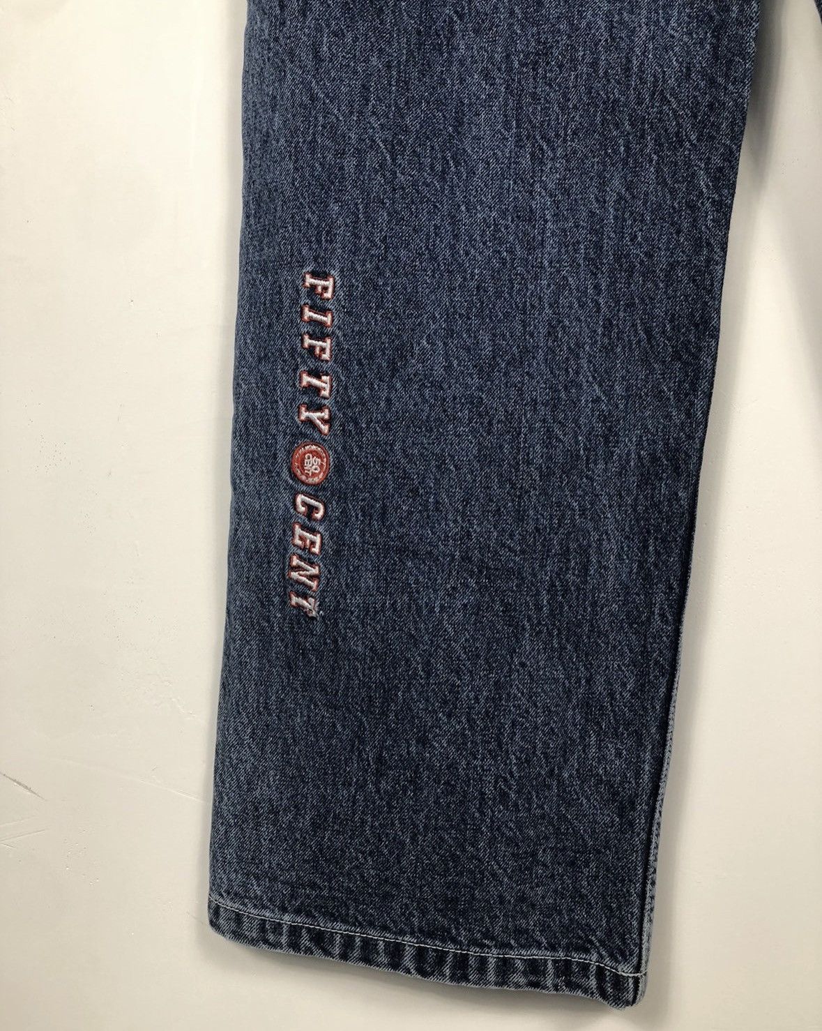 50 Cent × Rap Tees × Vintage 50 Cent authentic Vintage Baggy Denim Jeans Very Rare Item Size US 32 / EU 48 - 5 Thumbnail