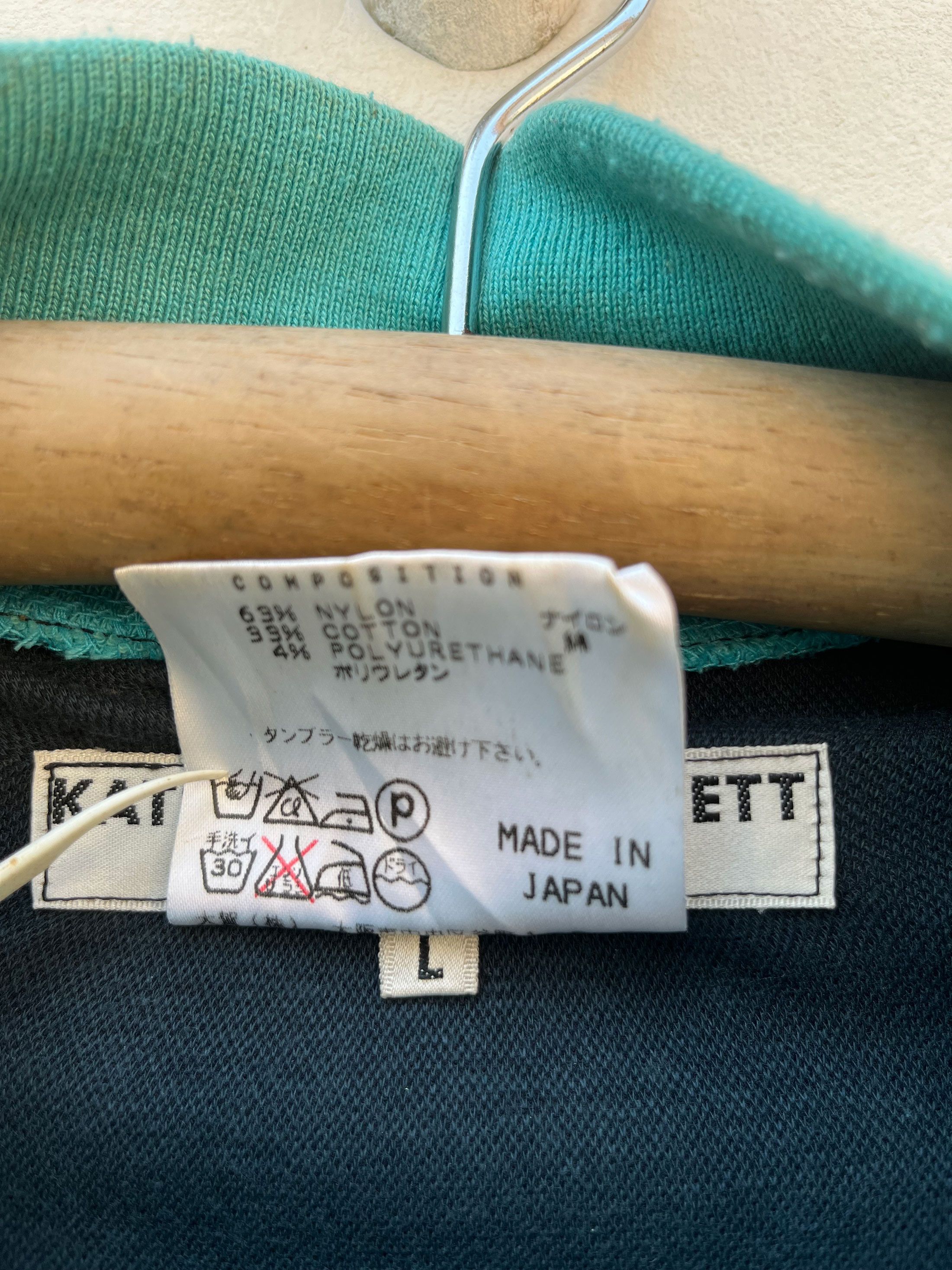 Designer × Katharine Hamnett London Katherine Hamner Cut & Sewn Zipper Track Top Sweater Size US L / EU 52-54 / 3 - 5 Thumbnail