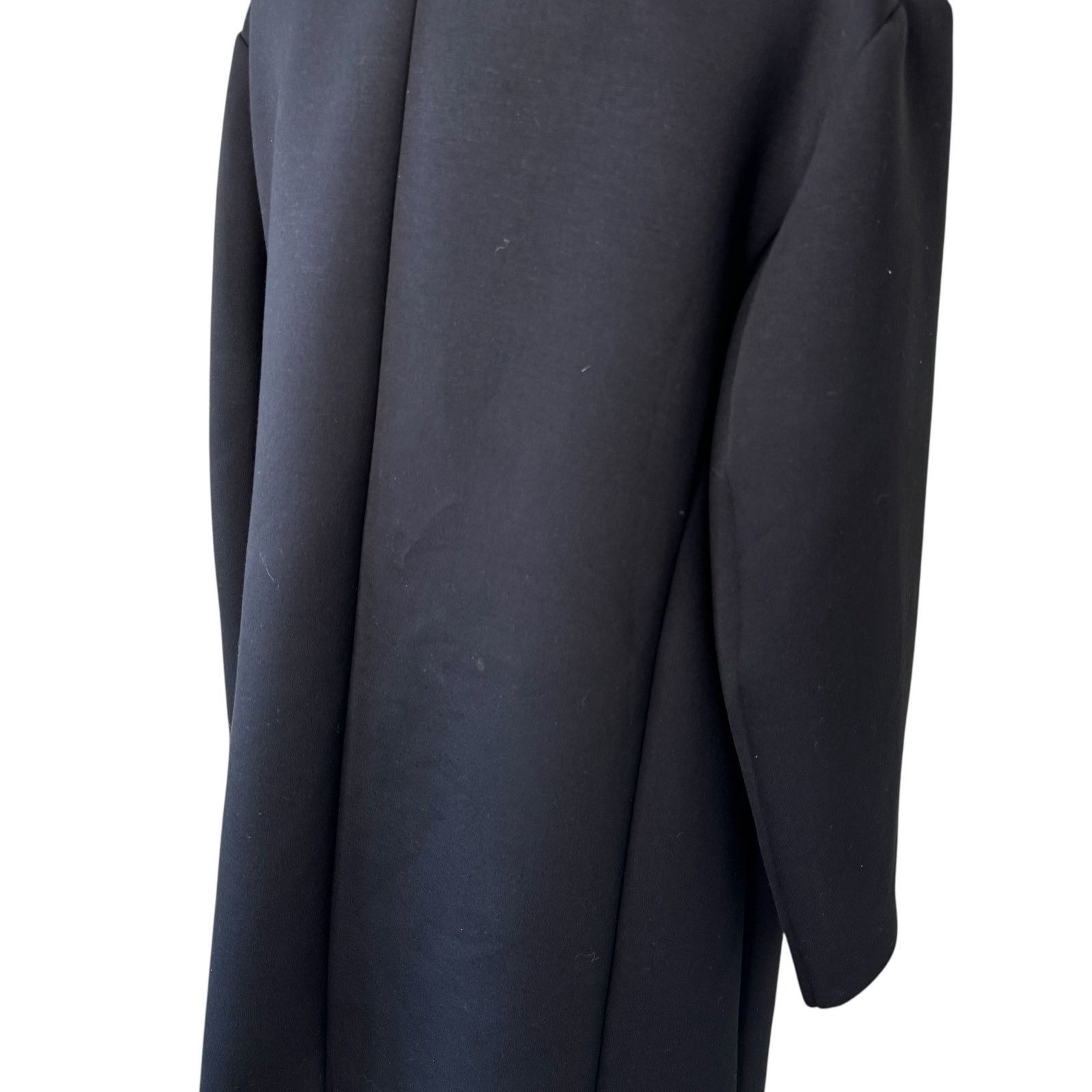Max Mara 'S MAXMARA Ponte Knit Double Breasted Peacoat Black Size L / US 10 / IT 46 - 9 Thumbnail