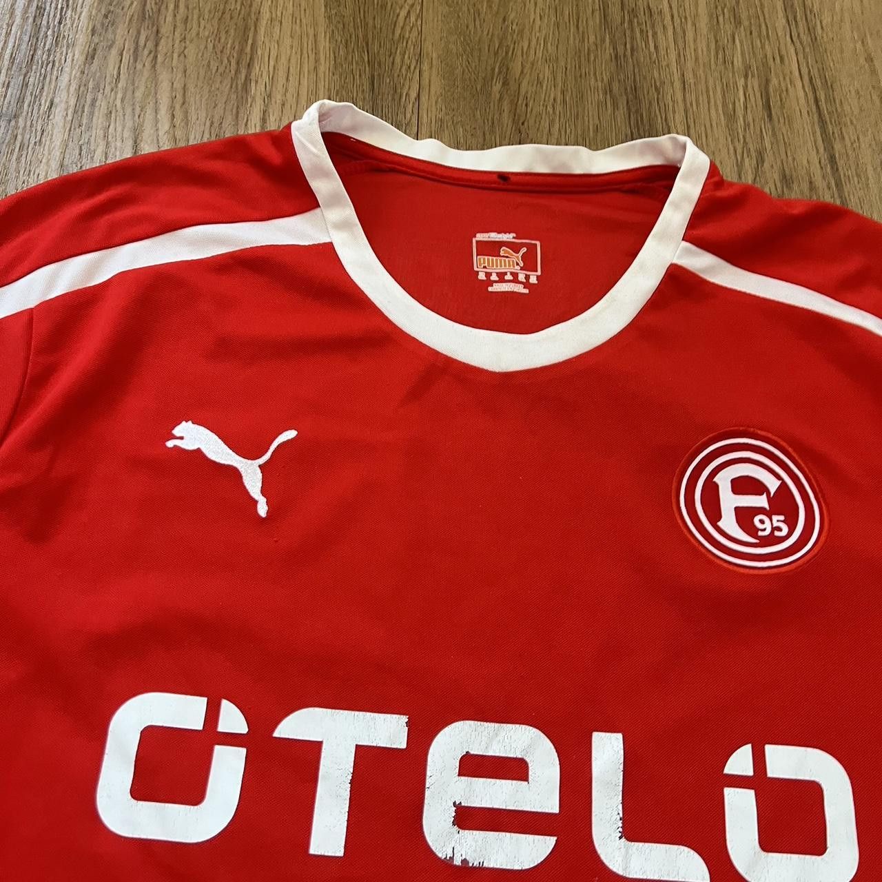 Puma Puma Dusseldorf home shirt 2012-13 red and white Size US XXL / EU 58 / 5 - 3 Thumbnail