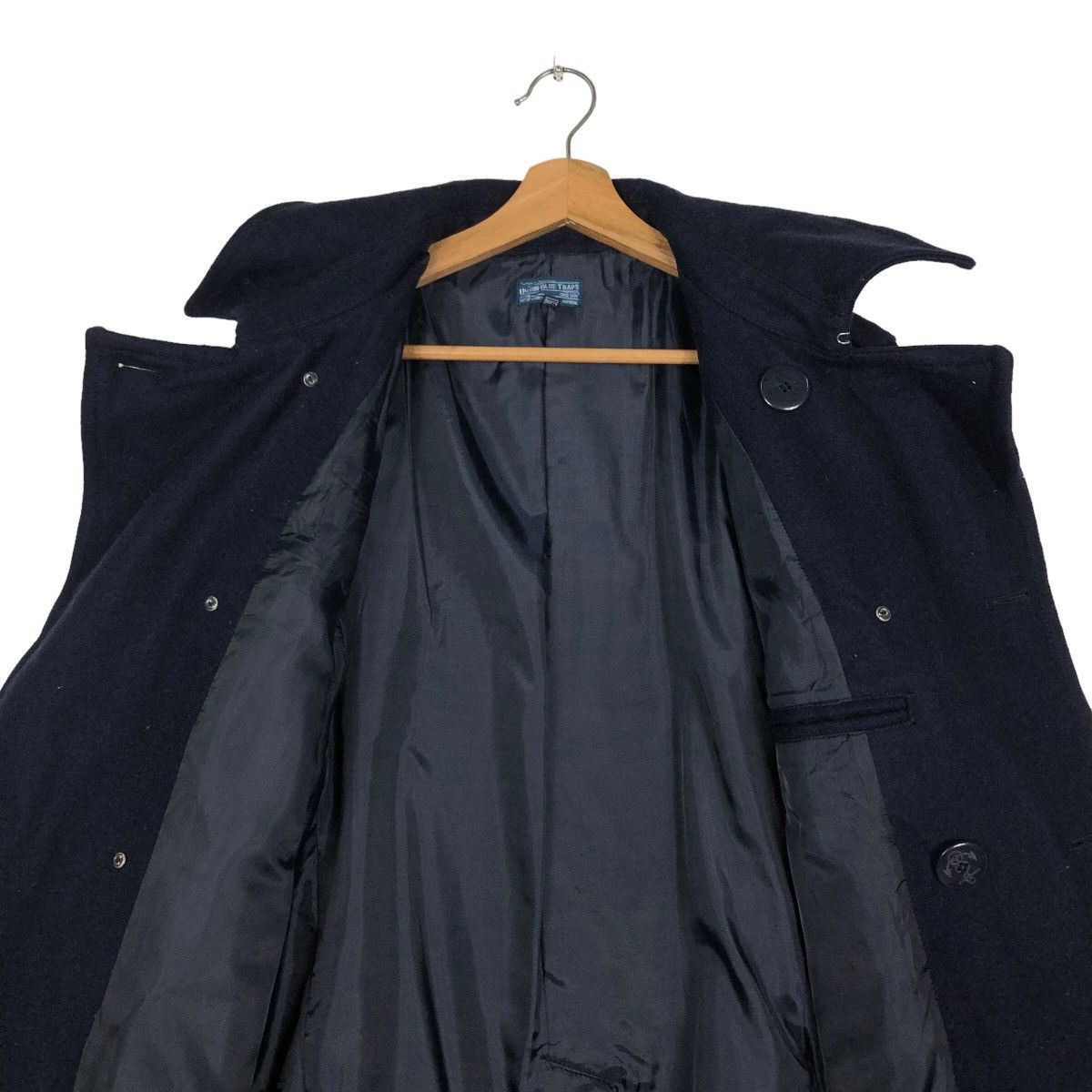 Japanese Brand 🔥Double Collar Biker Jacket Union Blue Traps Issey Miyake Size US XL / EU 56 / 4 - 14 Thumbnail