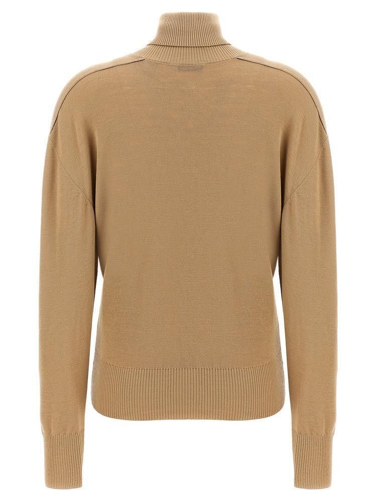 Burberry o1w1db10426 Turtleneck Sweater in Beige Size M / US 6-8 / IT 42-44 - 2 Thumbnail
