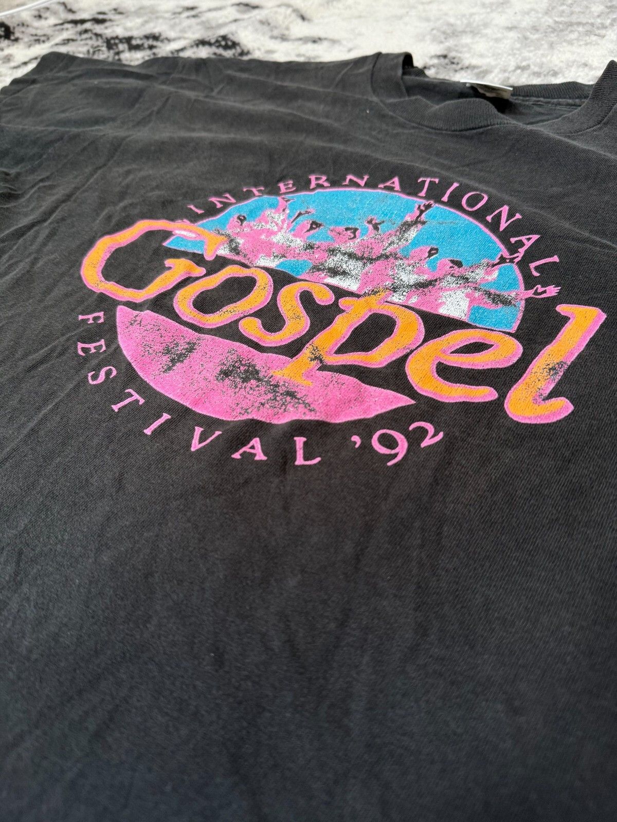 Fruit Of The Loom × Vintage Vintage 1992 Gospel Festival Single Stitch T-Shirt Size US XL / EU 56 / 4 - 3 Thumbnail