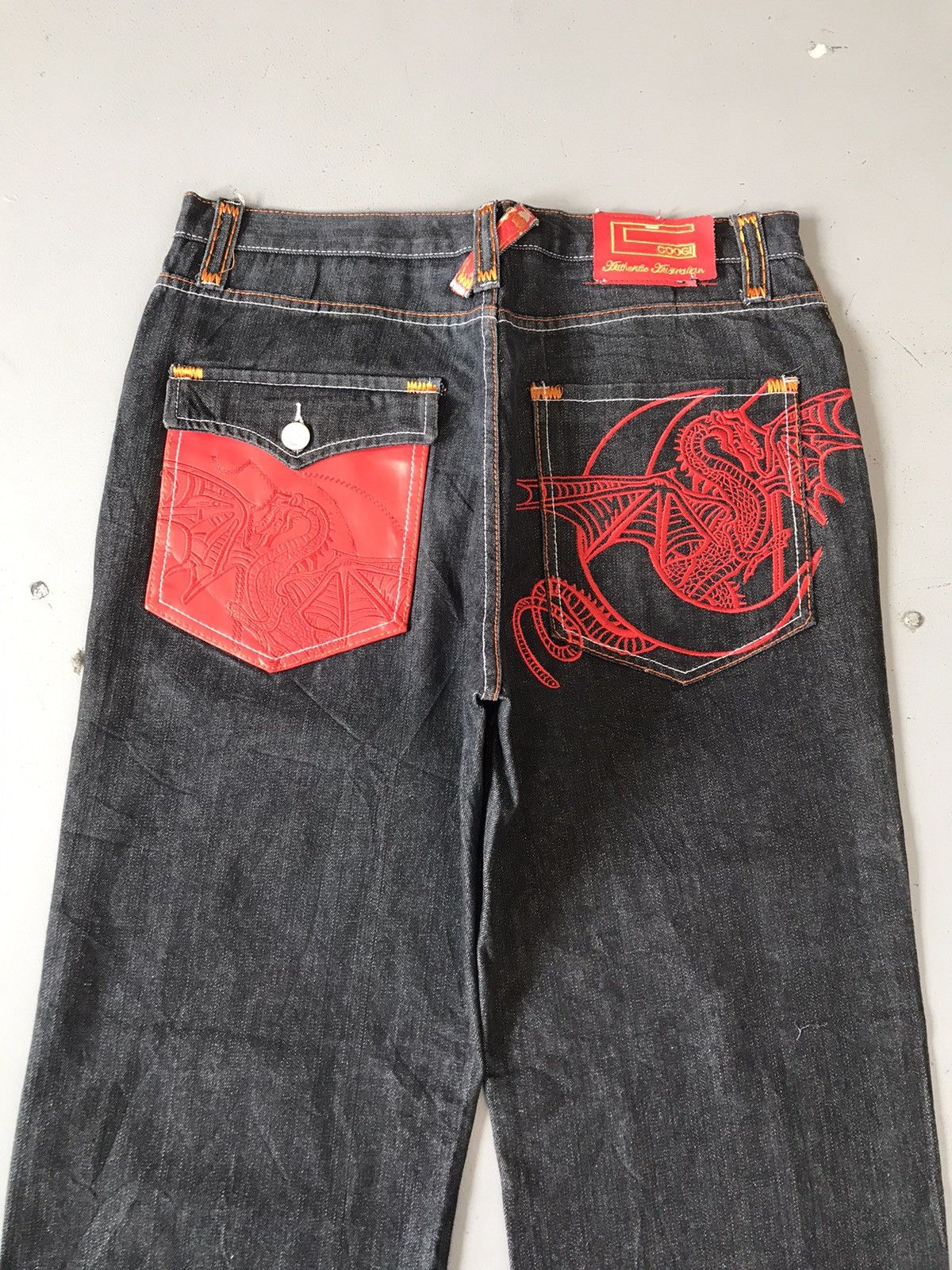Coogi Vintage Coogi Dragon 🐉 Embroidery Denim Size US 36 / EU 52 - 7 Thumbnail
