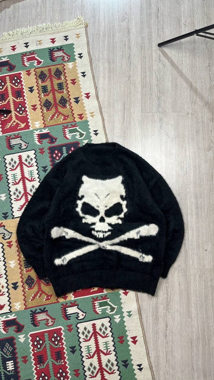 Japanese Brand × Vintage Vintage Skeleton Y2K Sweater Size US S / EU 44-46 / 1 - 1 Thumbnail