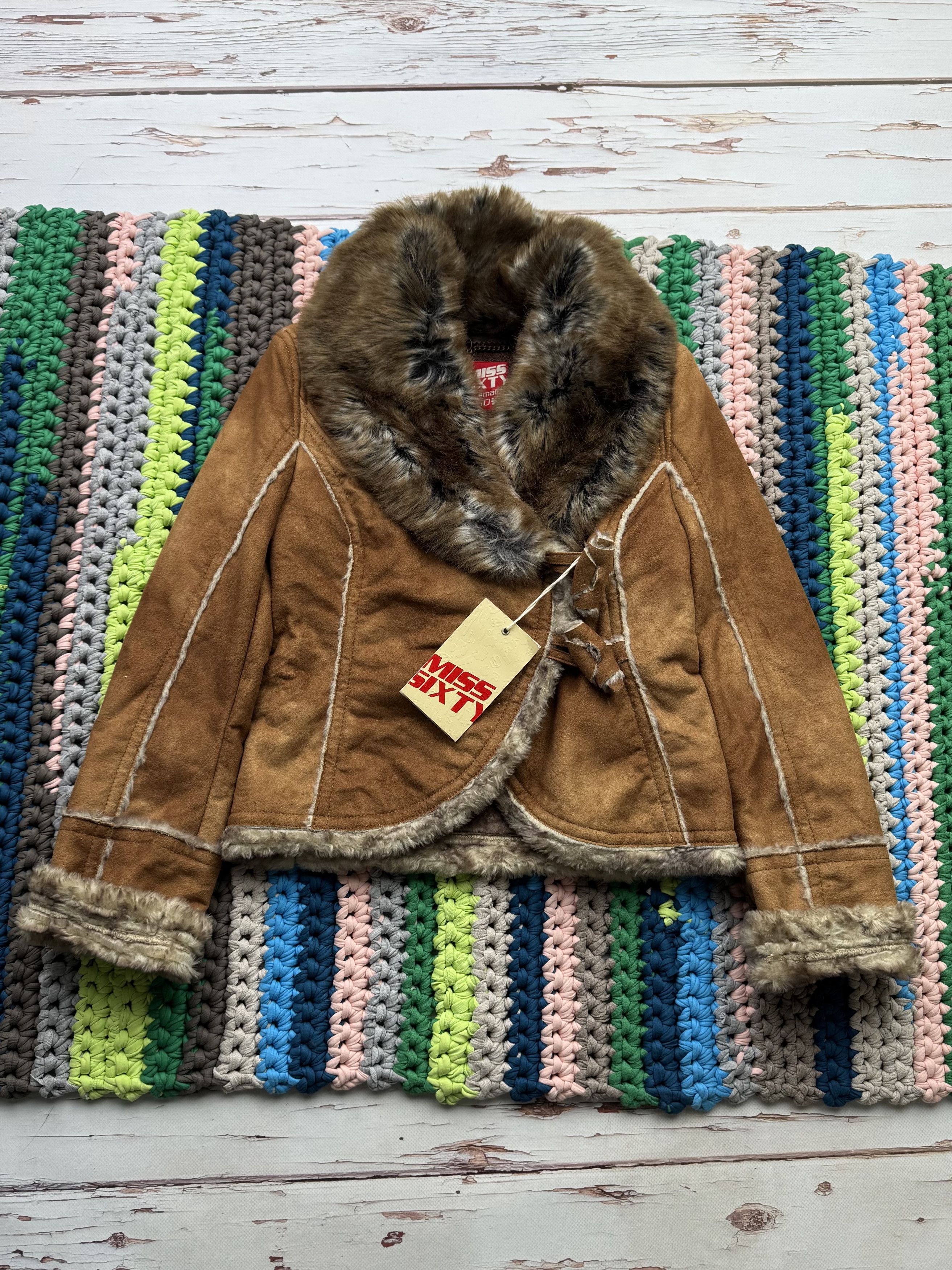 Miss Sixty Faux Fur Jacket (L)