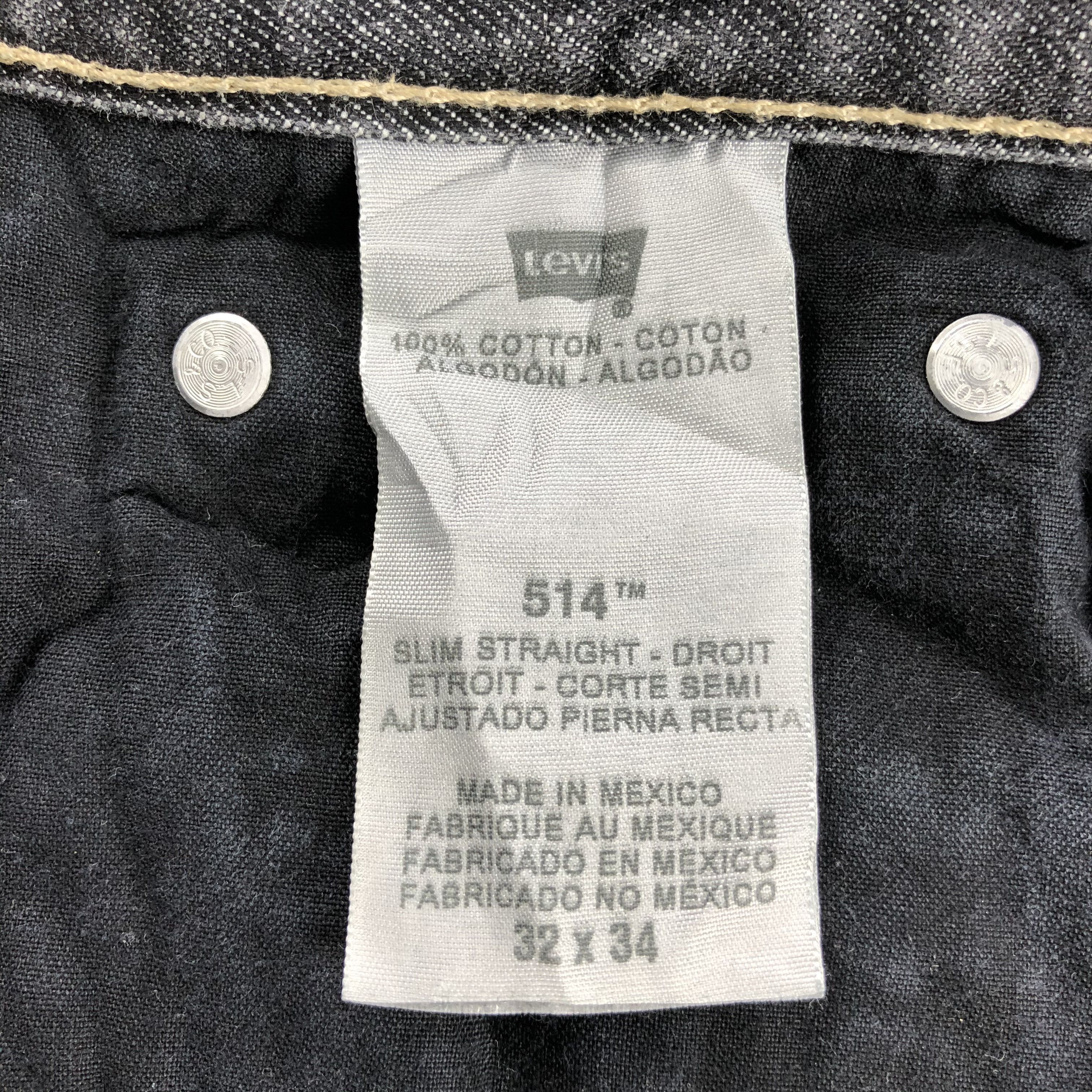Levi's Vintage Levis 514 Jeans Faded Black Denim KJ1114 Size US 32 / EU 48 - 16 Thumbnail