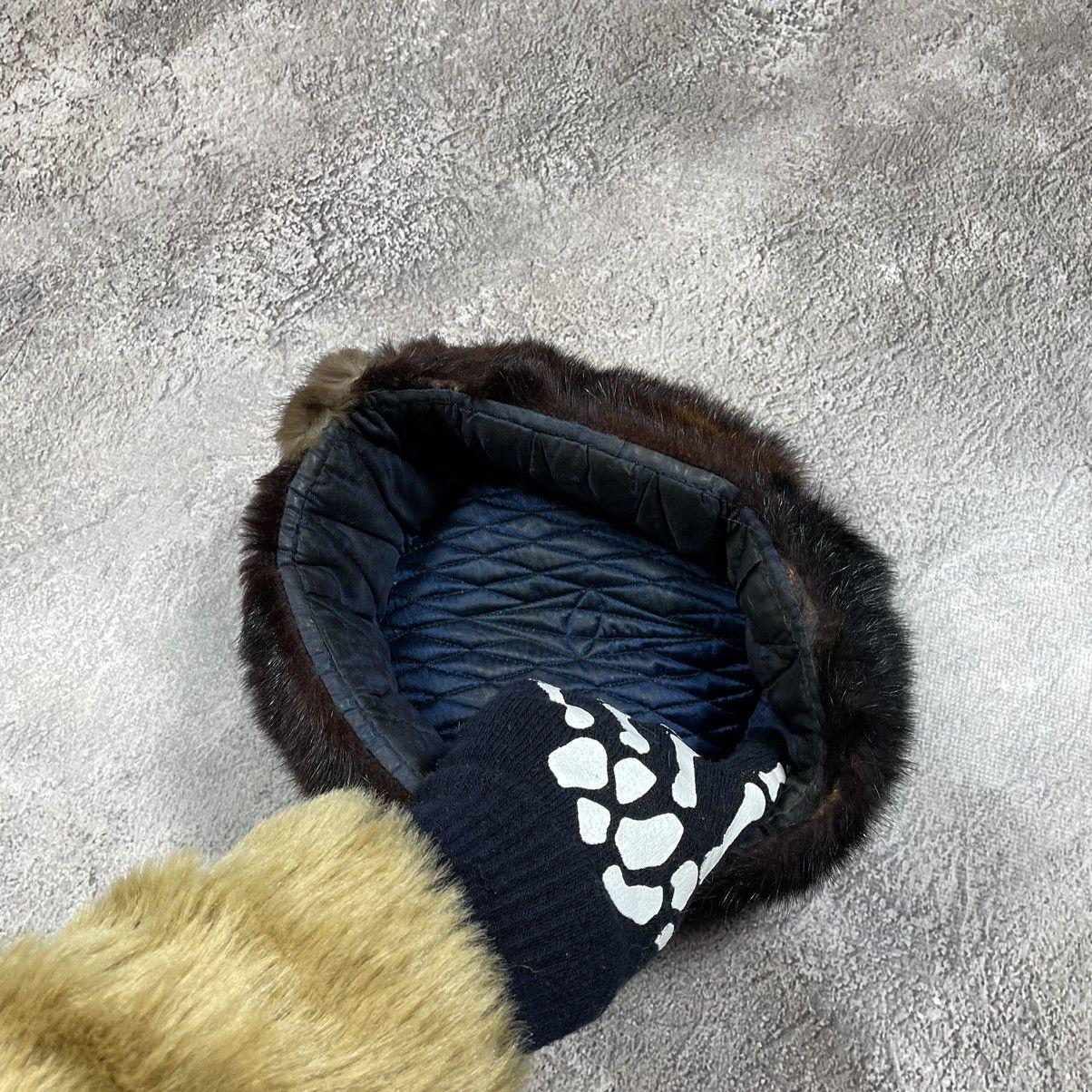Vintage Vintage 90s Mohair Beanie Ushanka Hat Grunge Alt Punk OS Size ONE SIZE - 5 Thumbnail