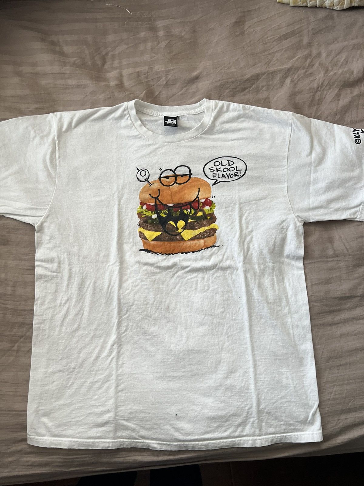 Stussy Stussy x Klyons Burger tee Size US XXL / EU 58 / 5 - 1 Thumbnail