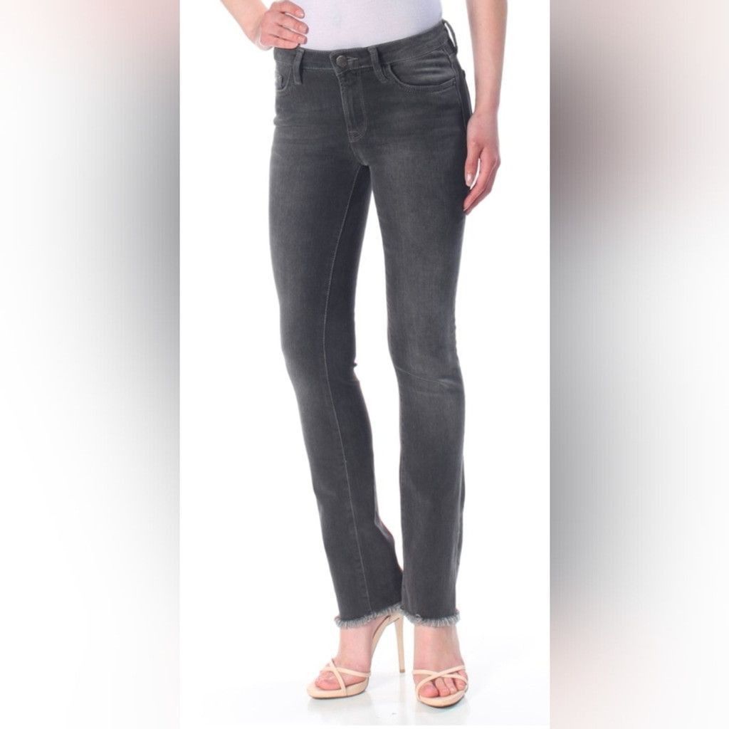 Free People Free People Black Fringe Jeans Size 25 Size 25" / US 0 / IT 36 - 1 Thumbnail