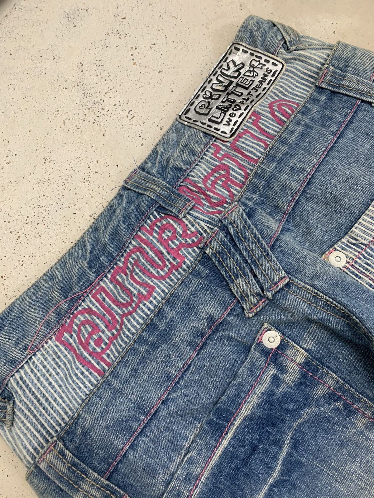 Hysteric Glamour × Japanese Brand Pink Latte Back Double Waist Patches Girl Wording Hickory Size US 28 / EU 44 - 19 Thumbnail