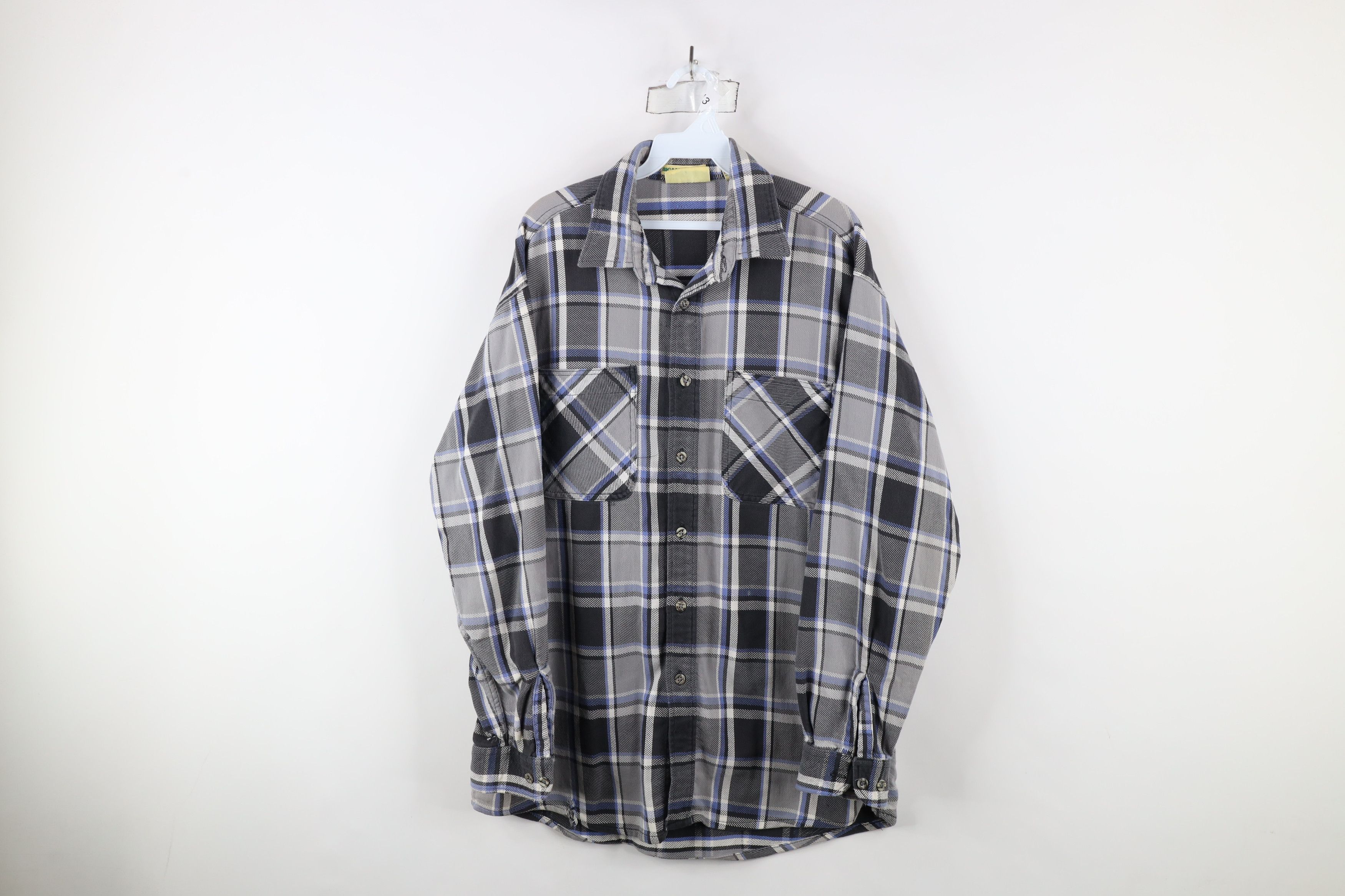 Vintage Vintage 90s Streetwear Big Mac Flannel Button Shirt Plaid Size US XL / EU 56 / 4 - 1 Thumbnail