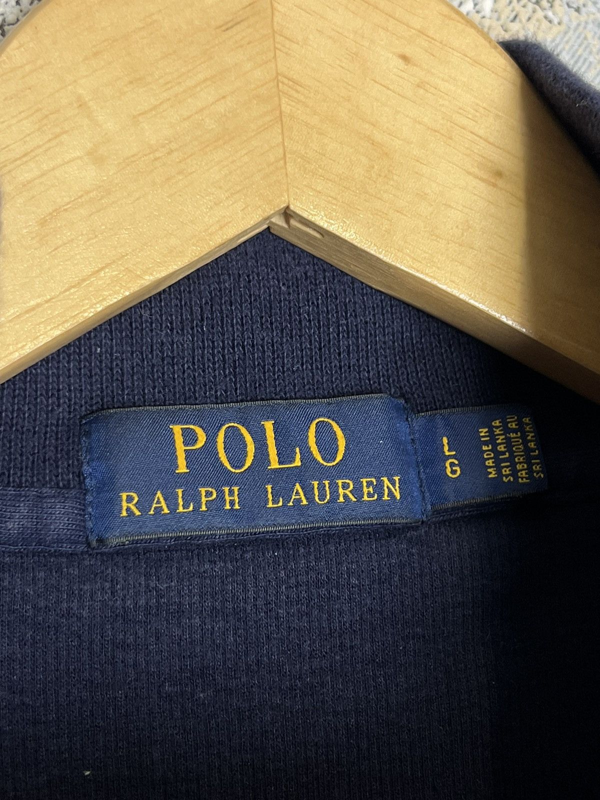 Polo Ralph Lauren × Ralph Lauren Vtg Polo Ralph Lauren 1/4 Zip Sweatshirt Sweater Pullover Size US L / EU 52-54 / 3 - 4 Thumbnail