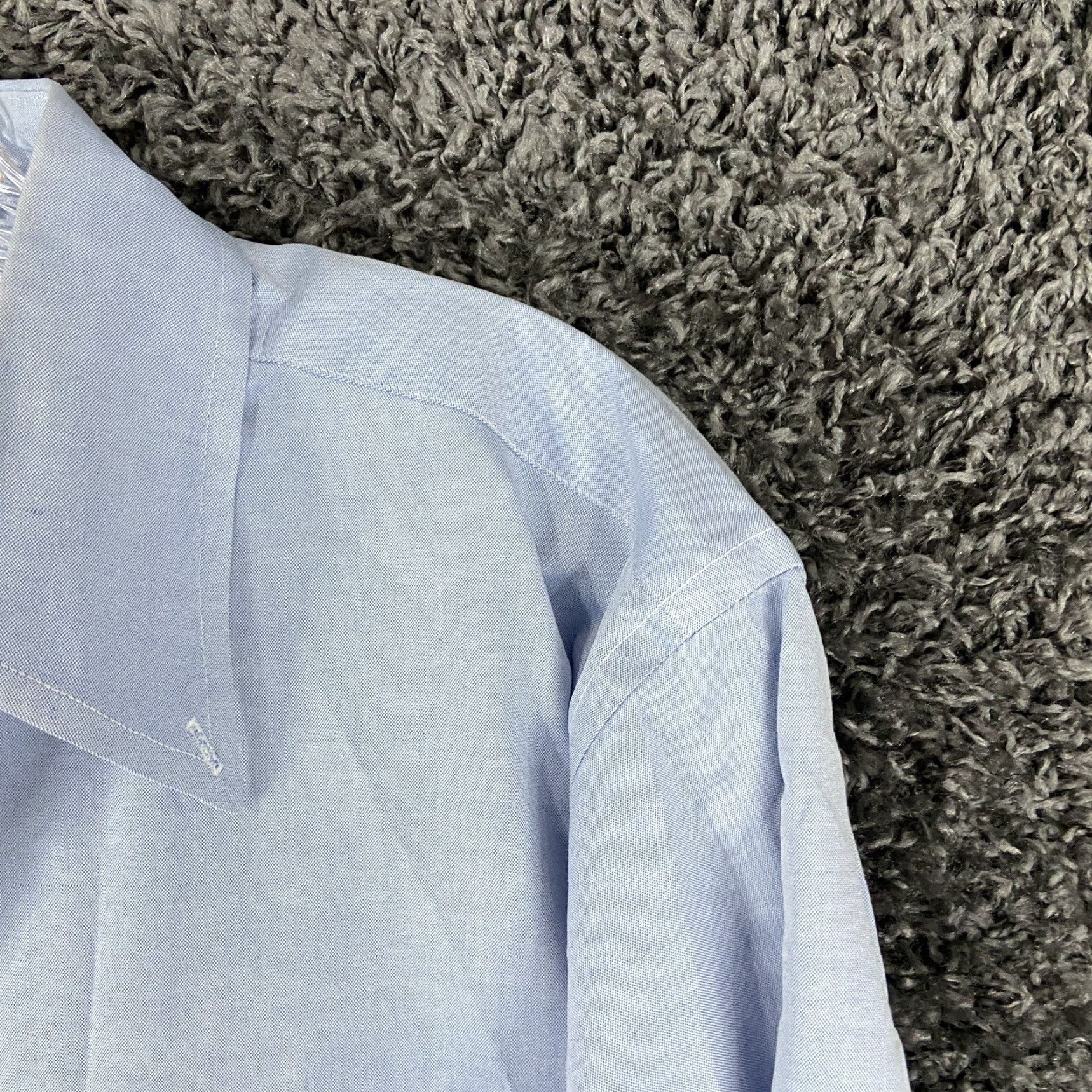 Vintage VINTAGE L.L. Bean Dress Shirt Men Long Sleeve 16 Blue Business Casual Size 42R - 4 Thumbnail