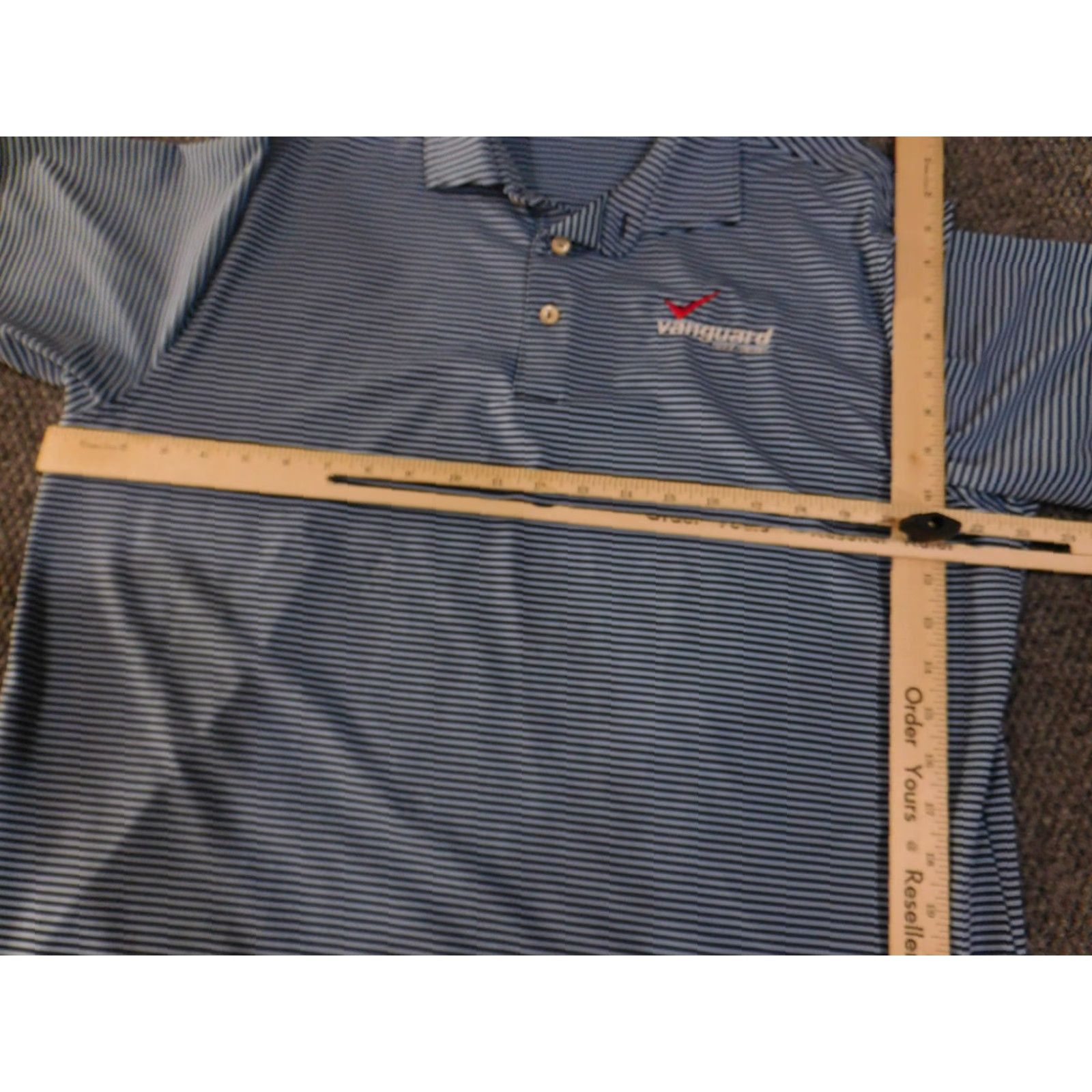 Peter Millar Peter Millar Shirt Mens L Blue Stripe Summer Comfort Vanguard Golf Polo Size US L / EU 52-54 / 3 - 6 Thumbnail