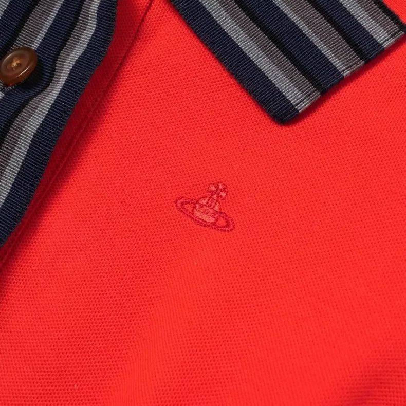 Vivienne Westwood Vivienne Westwood size2 Starred red polo shirt Size M / US 6-8 / IT 42-44 - 7 Thumbnail