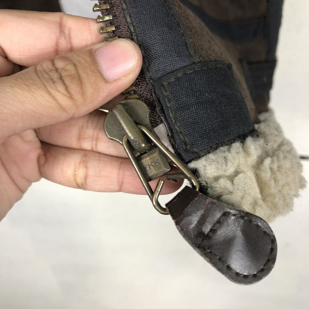 Alpha Industries VINTAGE SHEARLING LEATHER SHEEPSKIN JACKET ALPHA INDUSTRIES Size US L / EU 52-54 / 3 - 18 Thumbnail