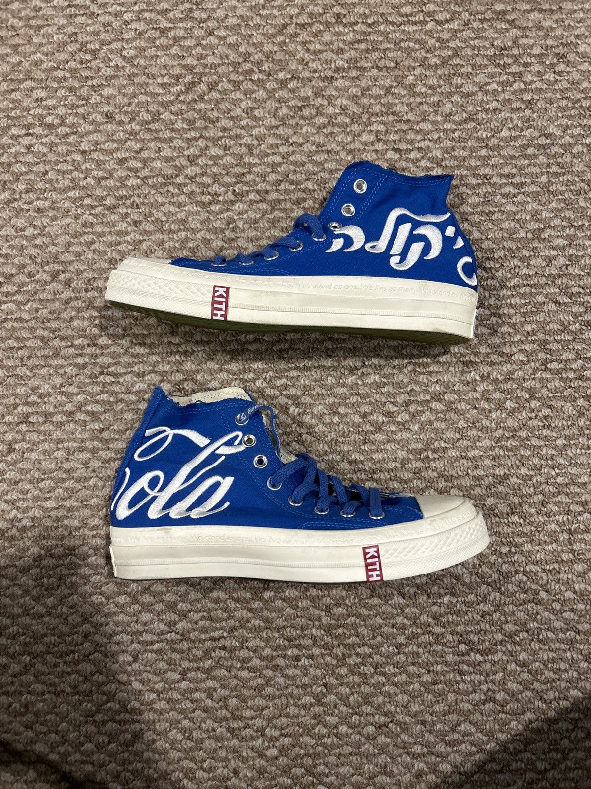 Kith Kith x Coca-Cola Coke Converse Chuck 70 F&F HI Hebrew Israel | Grailed