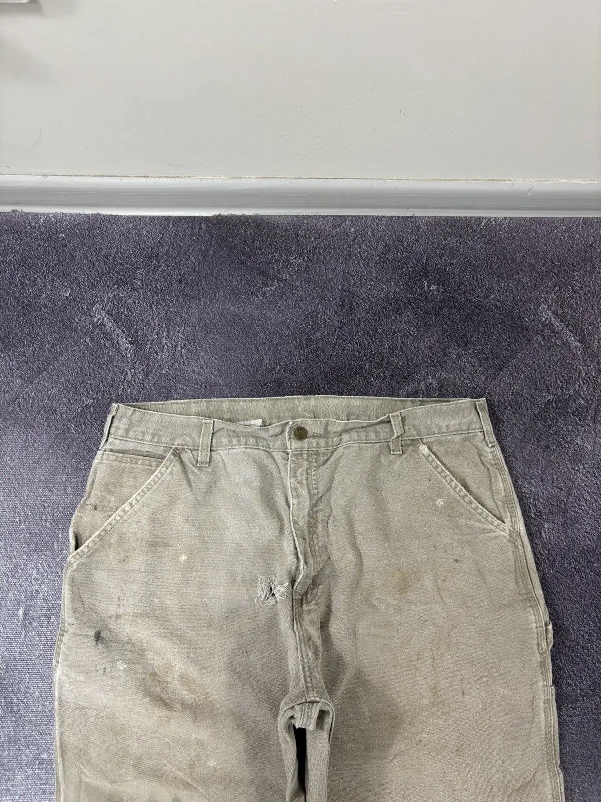 Carhartt × Vintage Vintage Carhartt American Hype Denim Work Baggy Pants Size US 38 / EU 54 - 9 Thumbnail