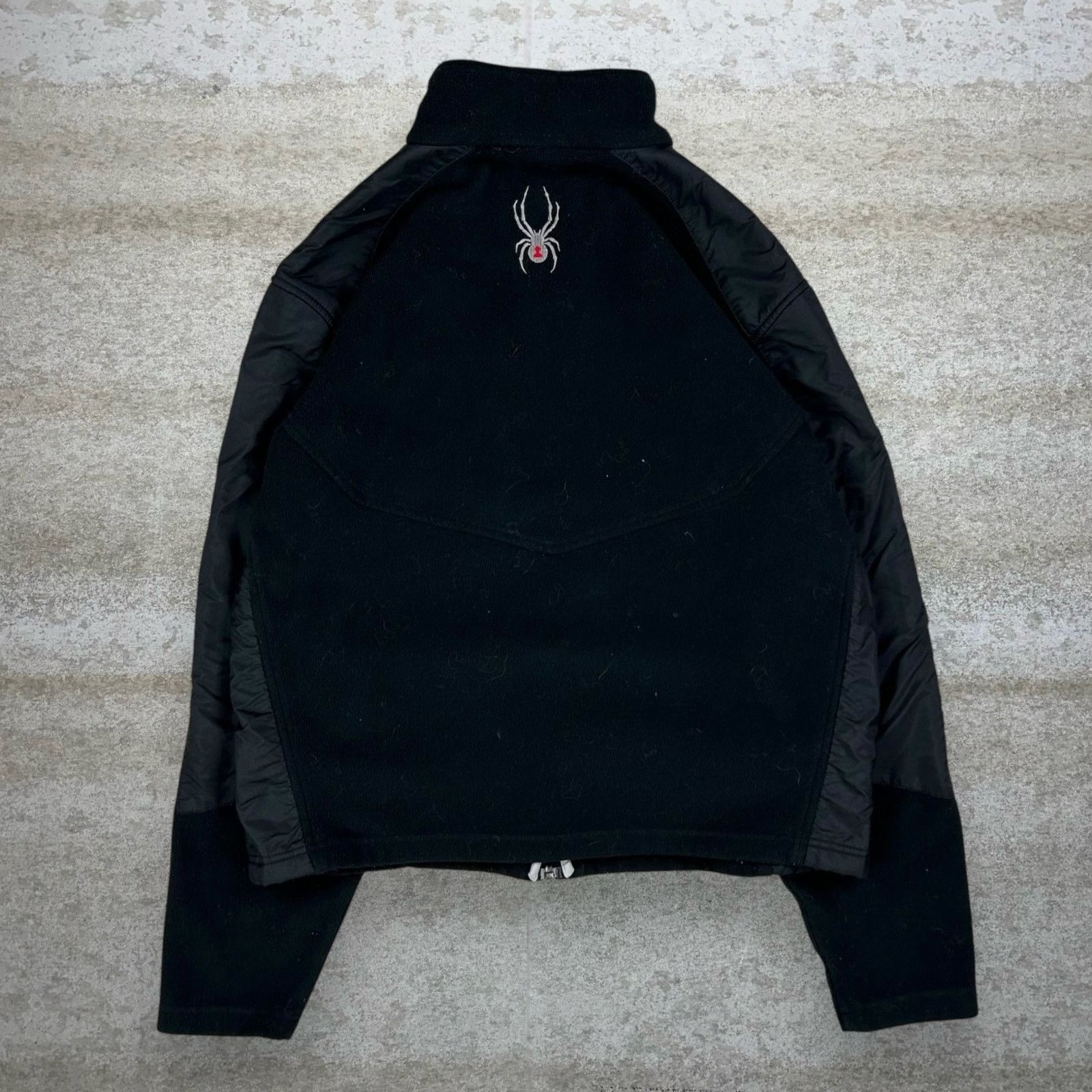 Spyder Vintage 90s Spyder Ski Jacket Mens M Jet Black Grey Fleece Size US M / EU 48-50 / 2 - 3 Thumbnail