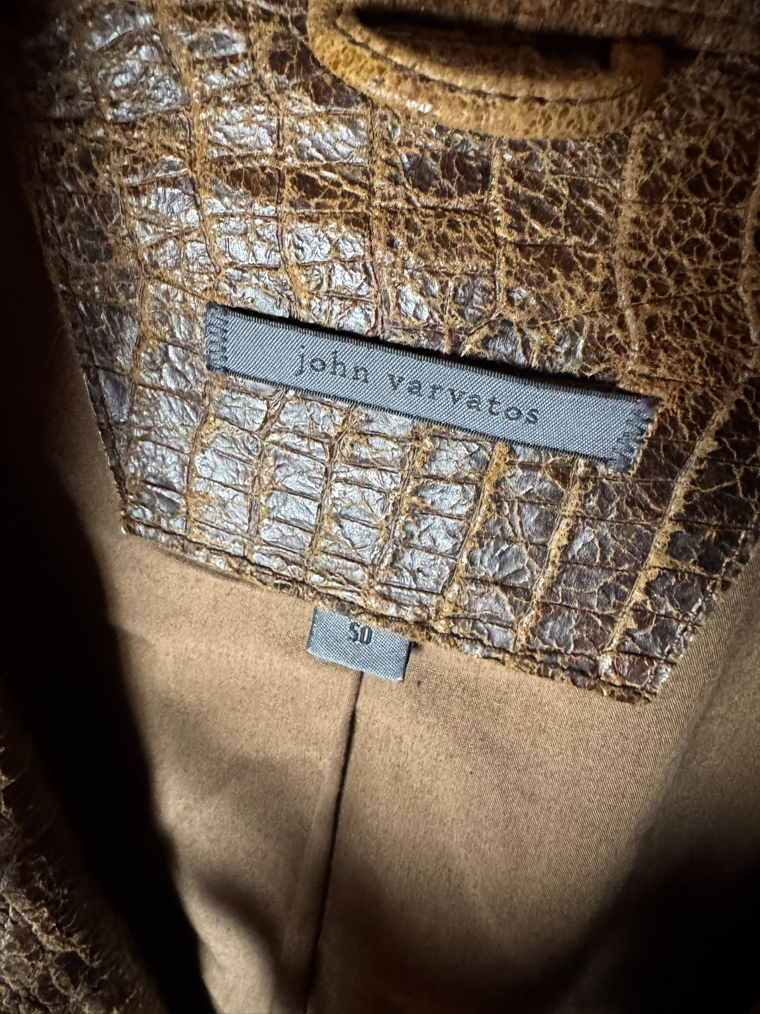 John Varvatos *RARE* 2006 JOHN VARVATOS LEATHER JACKET sz. 50 Size US M / EU 48-50 / 2 - 8 Thumbnail