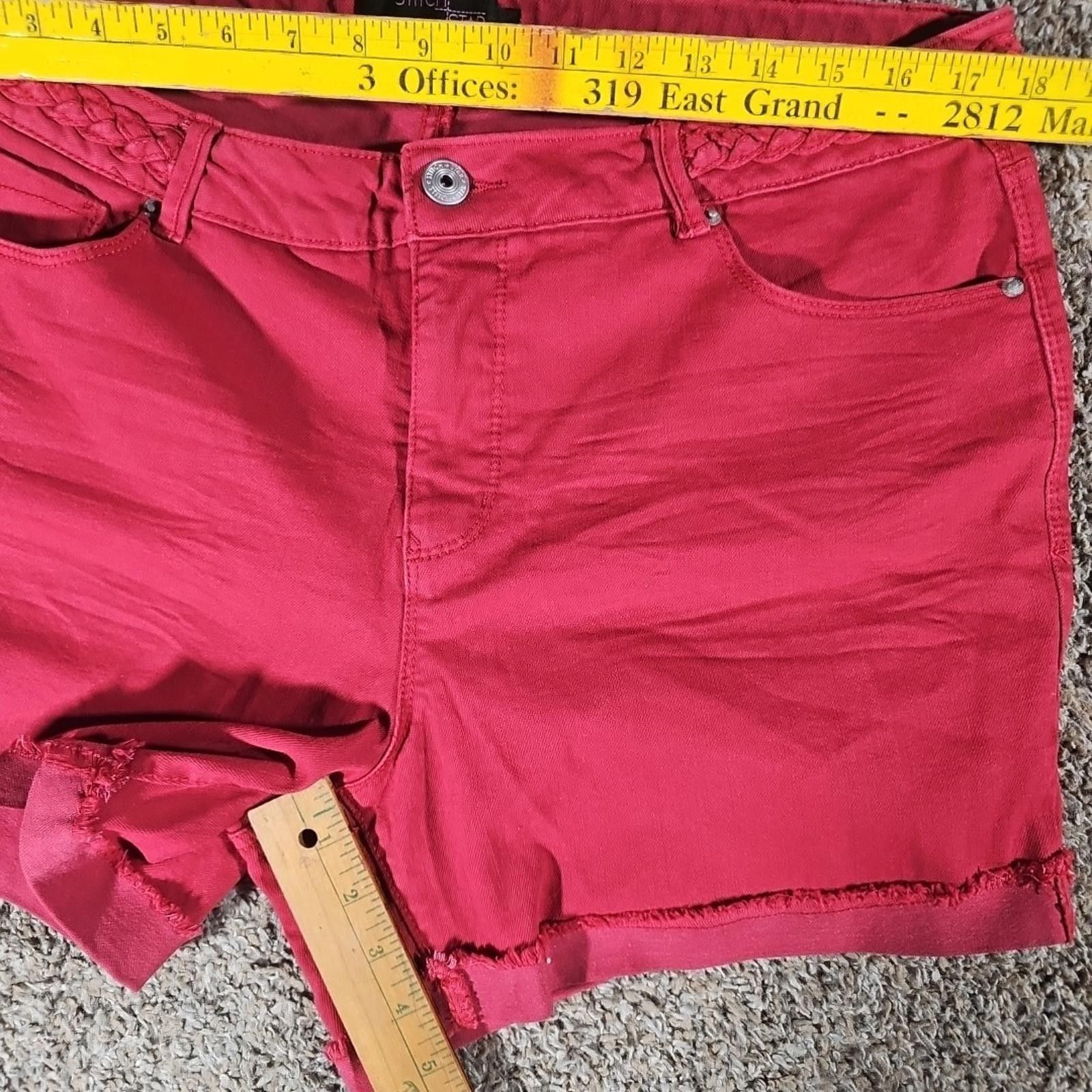 Other Stitch Star Sz 16 Red Cutoff Shorts Size 38" / US 16 / IT 52 - 4 Thumbnail