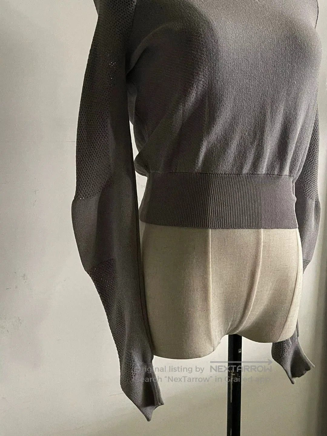 MM6 Maison Margiela Knit Top with Unique Sleeves. Size S / US 4 / IT 40 - 2 Thumbnail