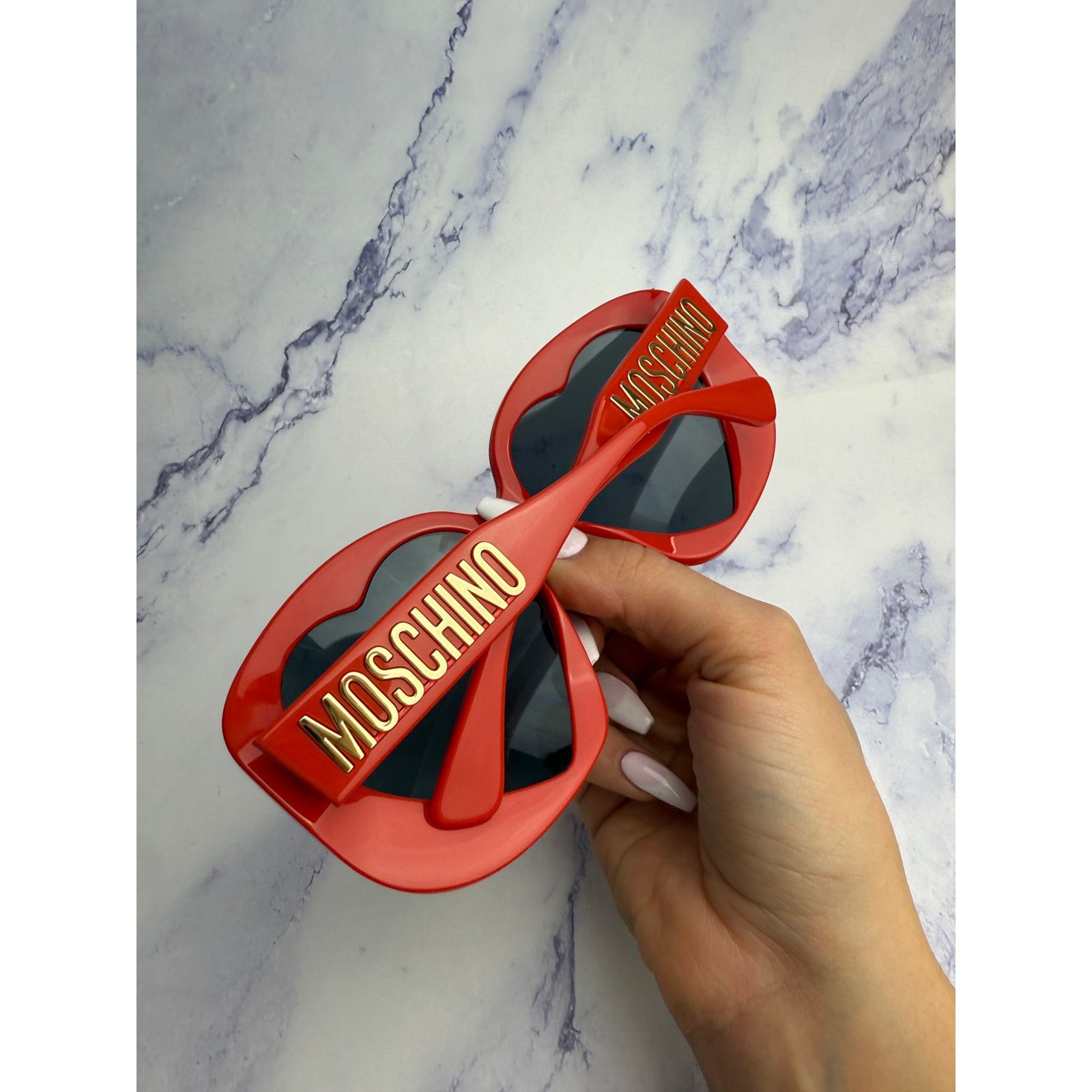 Moschino NEW Moschino MOS152S Red Heart Sunglasses Size ONE SIZE - 4 Thumbnail
