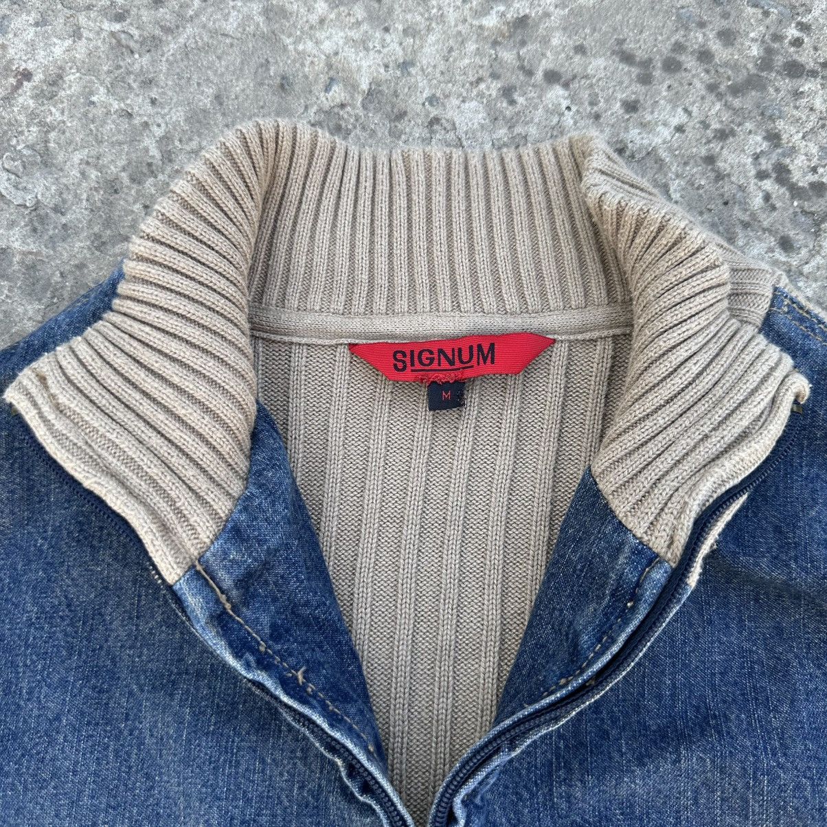 If Six Was Nine Vintage Japanese Style Signum Denim Custom Zip Sweater Y2K Size US M / EU 48-50 / 2 - 7 Thumbnail