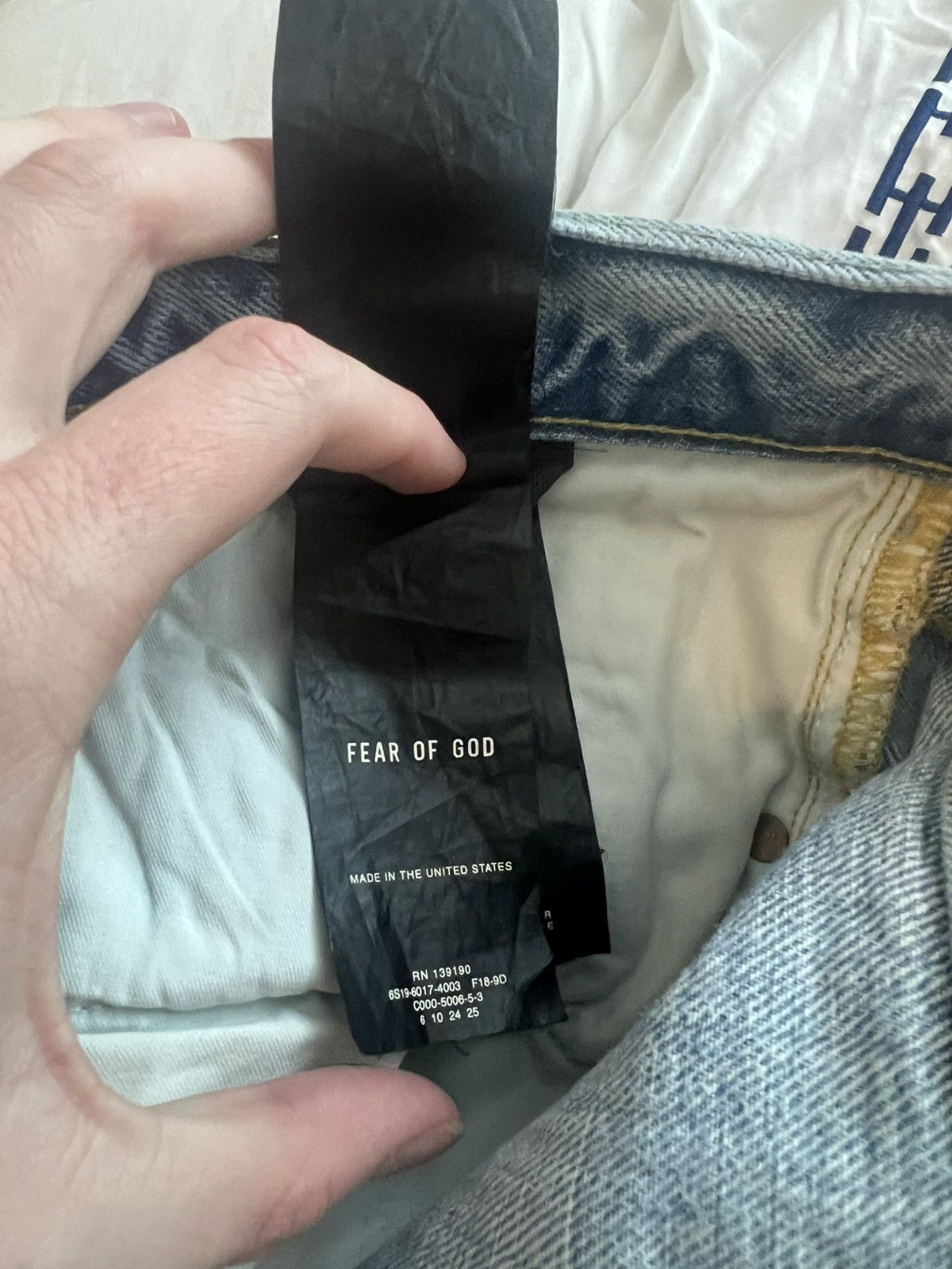 Fear of God Fear Of God Sixth Collection Blue Jeans Size US 31 - 4 Thumbnail