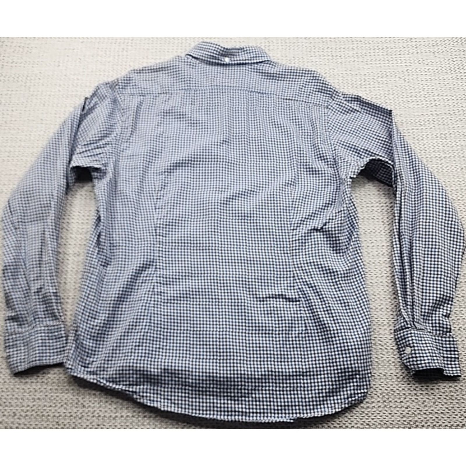 Eton ETON Dress Shirt Mens 16-41 Large Long Sleeve Button Up Plaid Business Casual Shirt Size US L / EU 52-54 / 3 - 6 Thumbnail