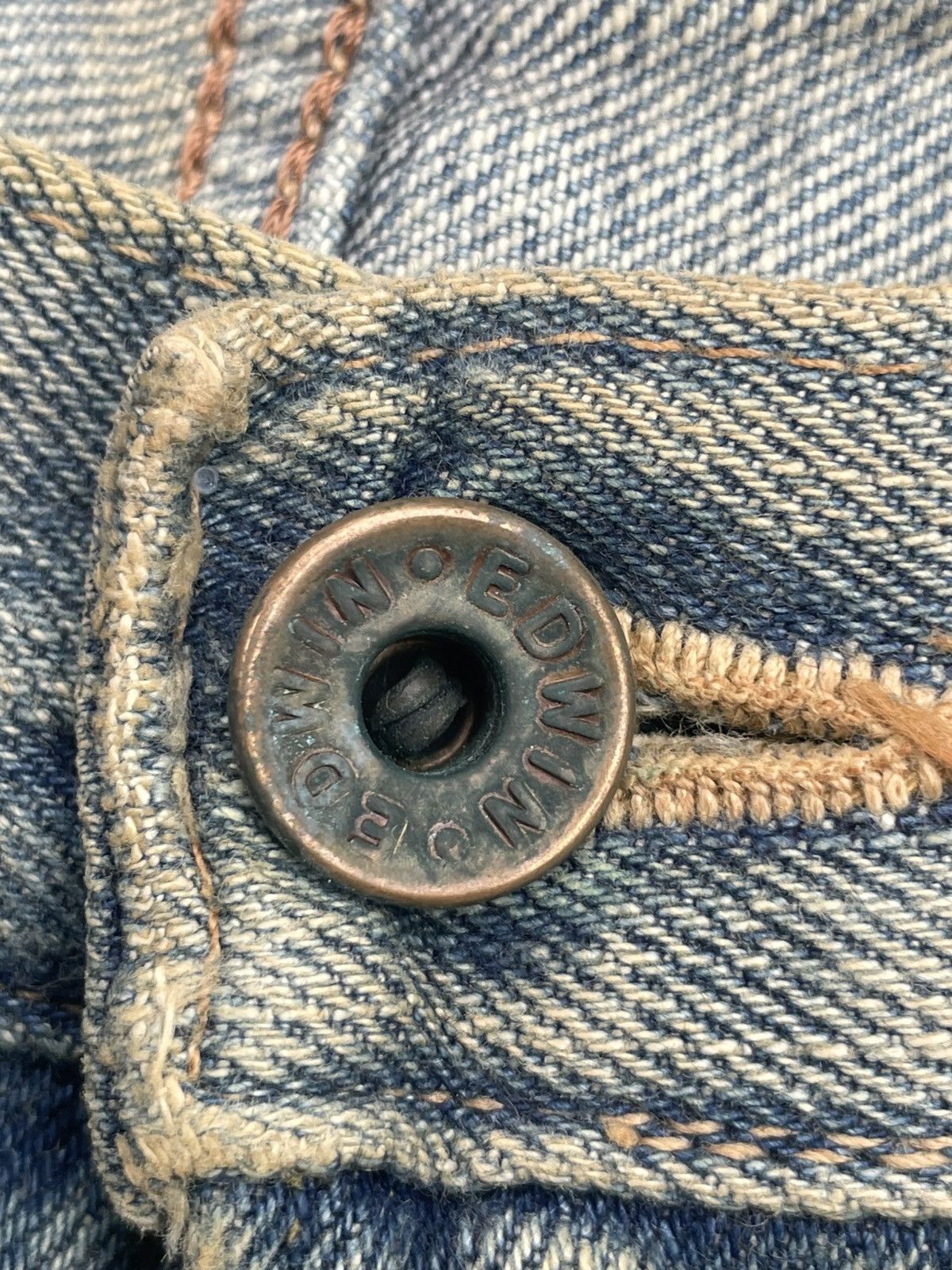 Edwin Vintage Edwin 505Z Selvedge Jeans Size US 35 - 24 Thumbnail