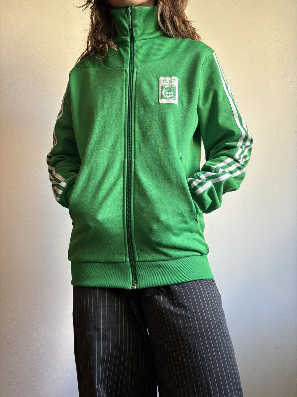 Adidas Vintage track jacket Adidas Stan Smith Supreme size M Y2K Size US S / EU 44-46 / 1 - 1 Thumbnail