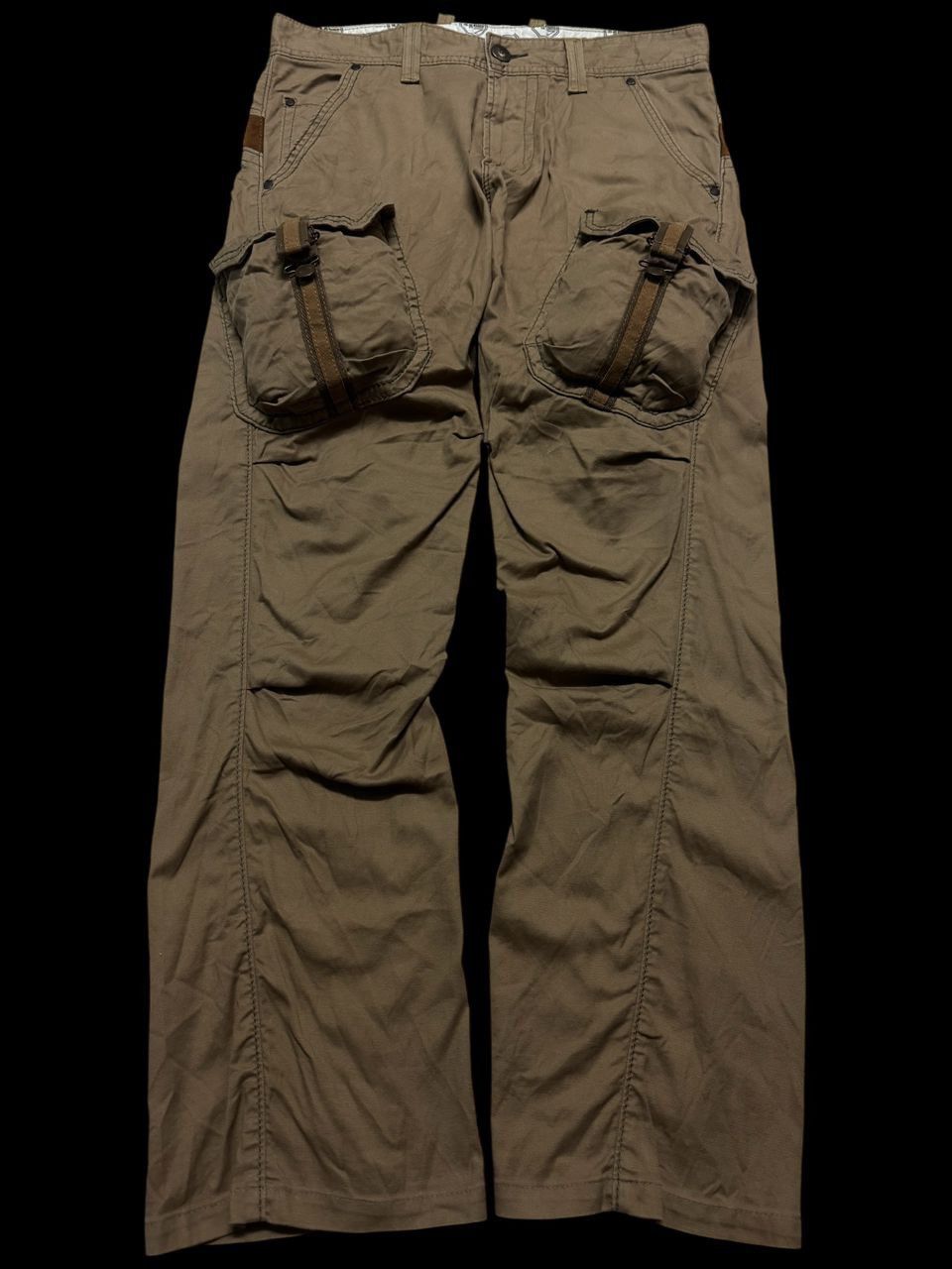 Edwin 💥Rare💥Vintage Edwin 3D Insane Pocket Bushpants Twist Leg Size US 32 / EU 48 - 2 Thumbnail