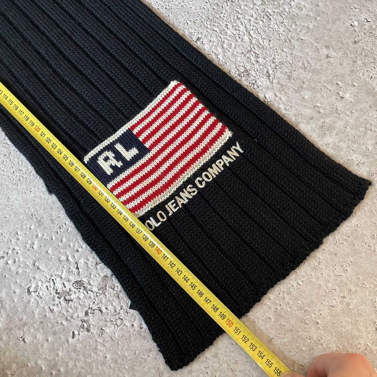 Polo Ralph Lauren × Vintage Vintage Polo Ralph Lauren Flag Knit Wool Scarf Size ONE SIZE - 7 Thumbnail