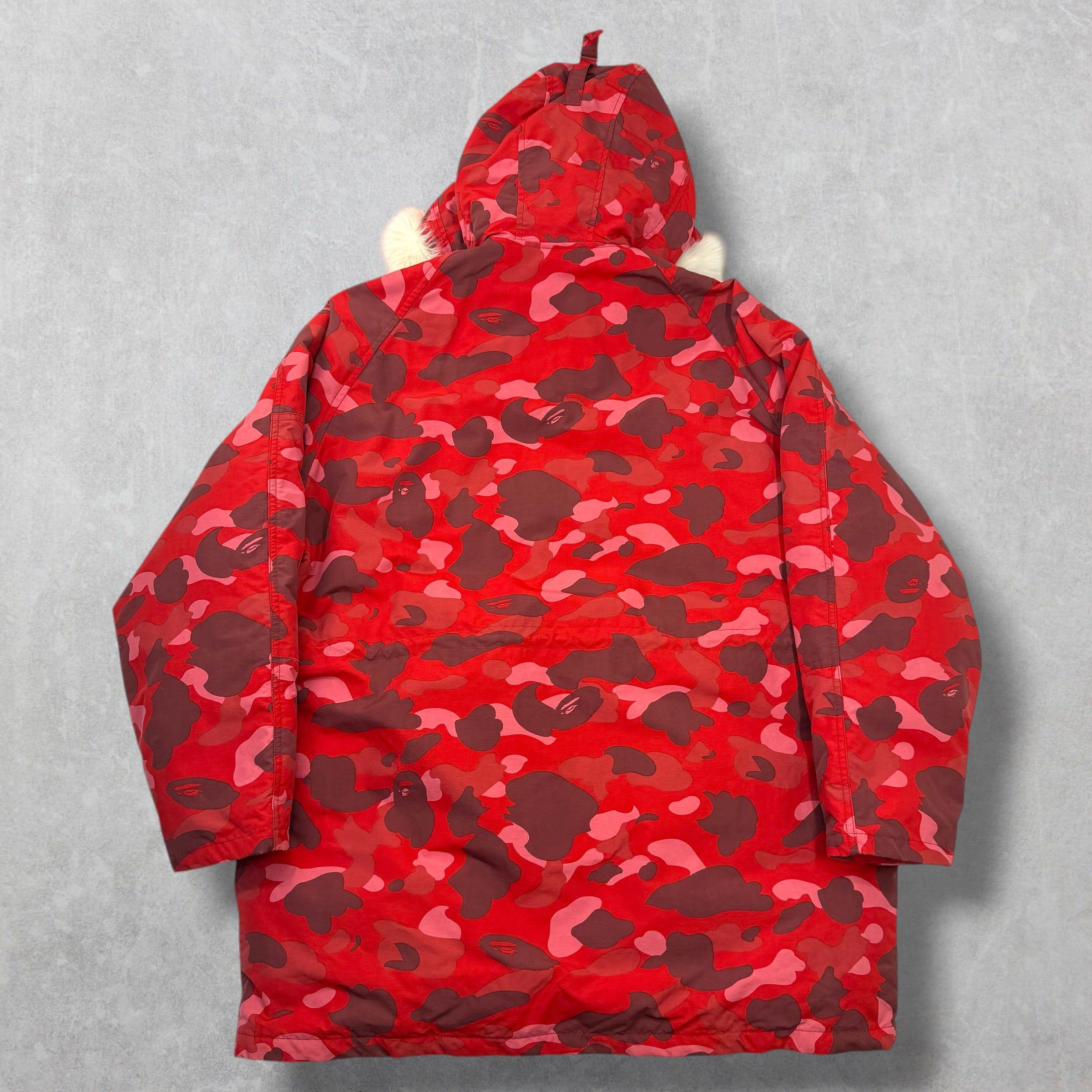 Bape BAPE Pharrell Camo Hooded Down Jacket M Size US M / EU 48-50 / 2 - 2 Thumbnail