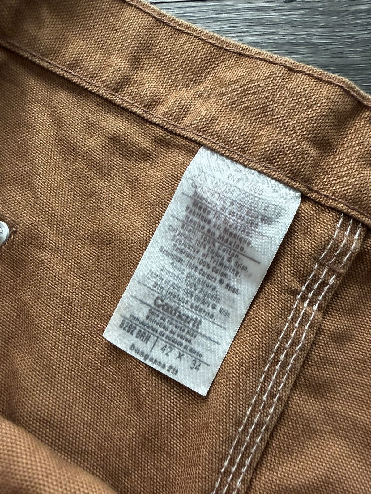 Carhartt Carhartt Double Knee Vintage Duck Canvas Loose fit Pants Size US 42 / EU 58 - 5 Thumbnail
