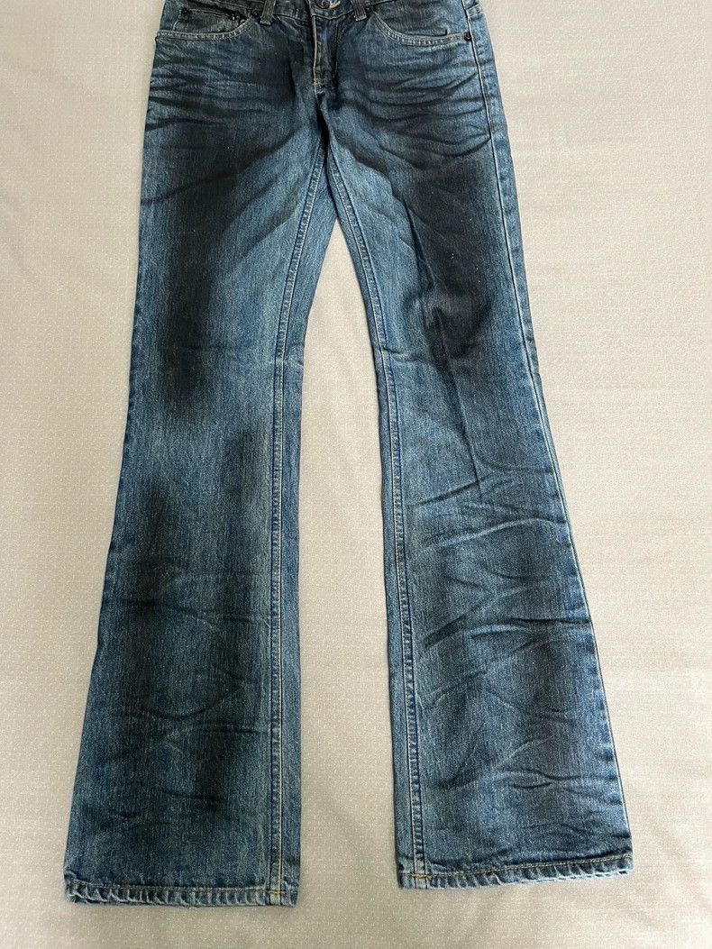 Yohji Yamamoto Vintage Midas Denim Flare Jeans With Unique Wear-2506 Size 29" - 7 Thumbnail