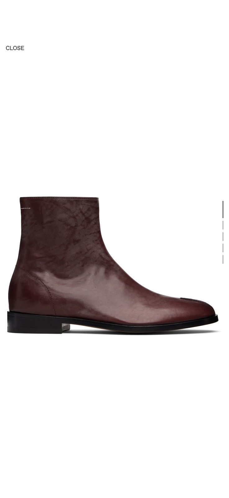 MM6 Mm6 leather ankle boots Size US 9 / EU 42 - 4 Thumbnail