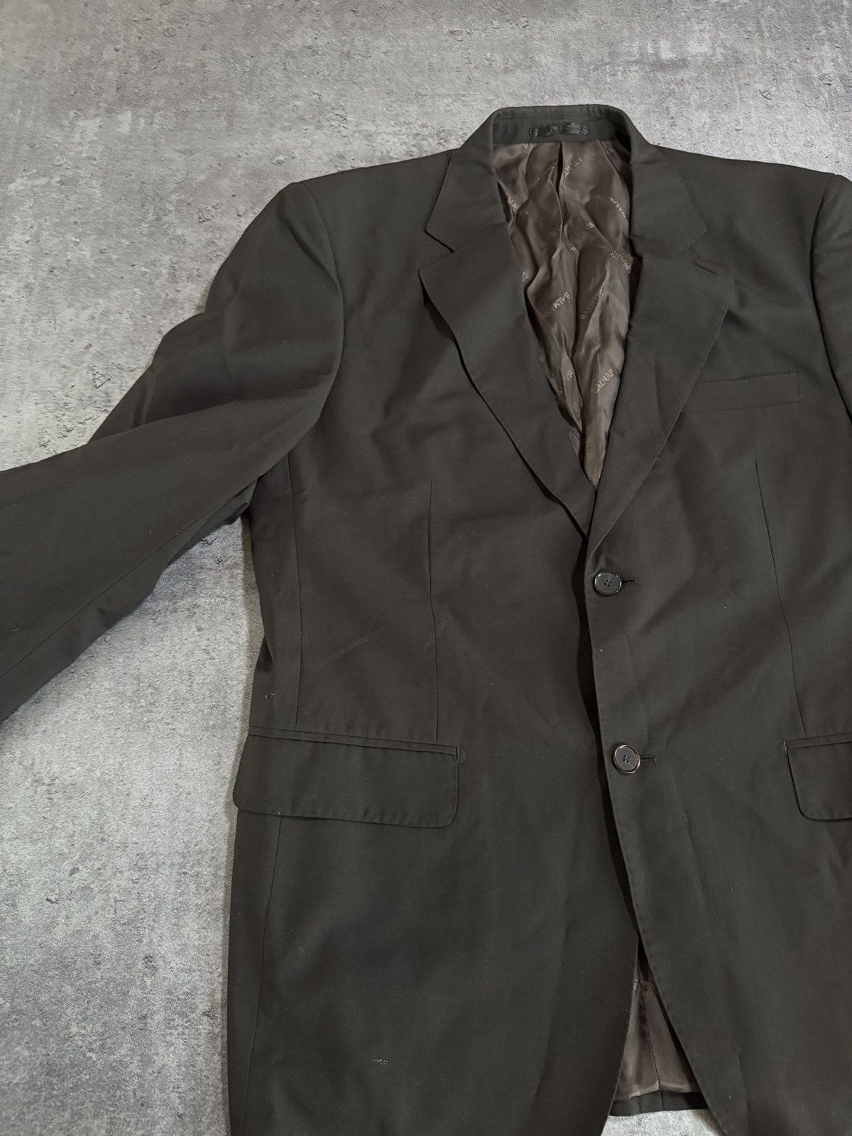 Balmain × Designer Balmain Paris Blazer Suit Jacket Vintage 90s Elegance Size 52R - 4 Thumbnail
